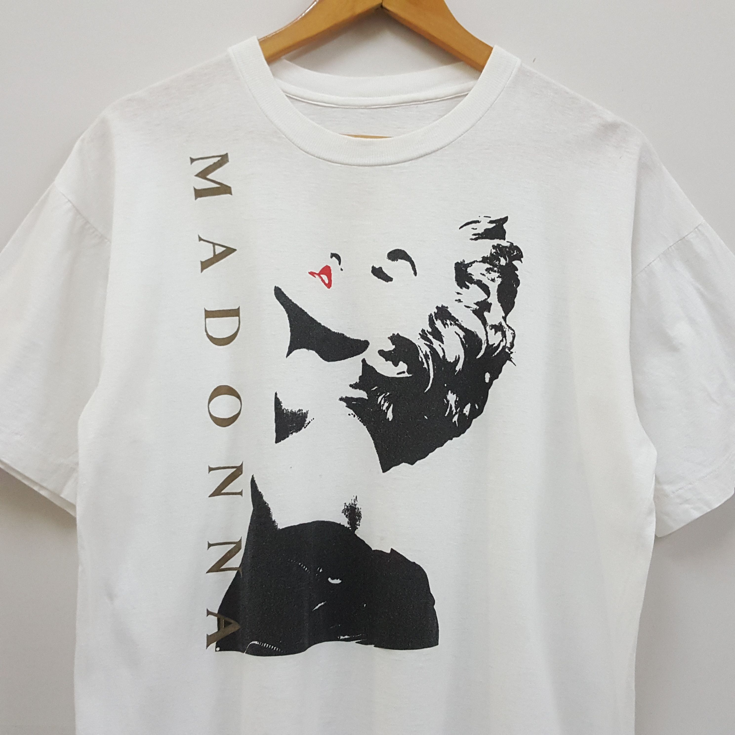 Band Tees × Vintage Vintage 90's MADONNA American famous singer model t-shirt Size US L / EU 52-54 / 3 - 3 Thumbnail