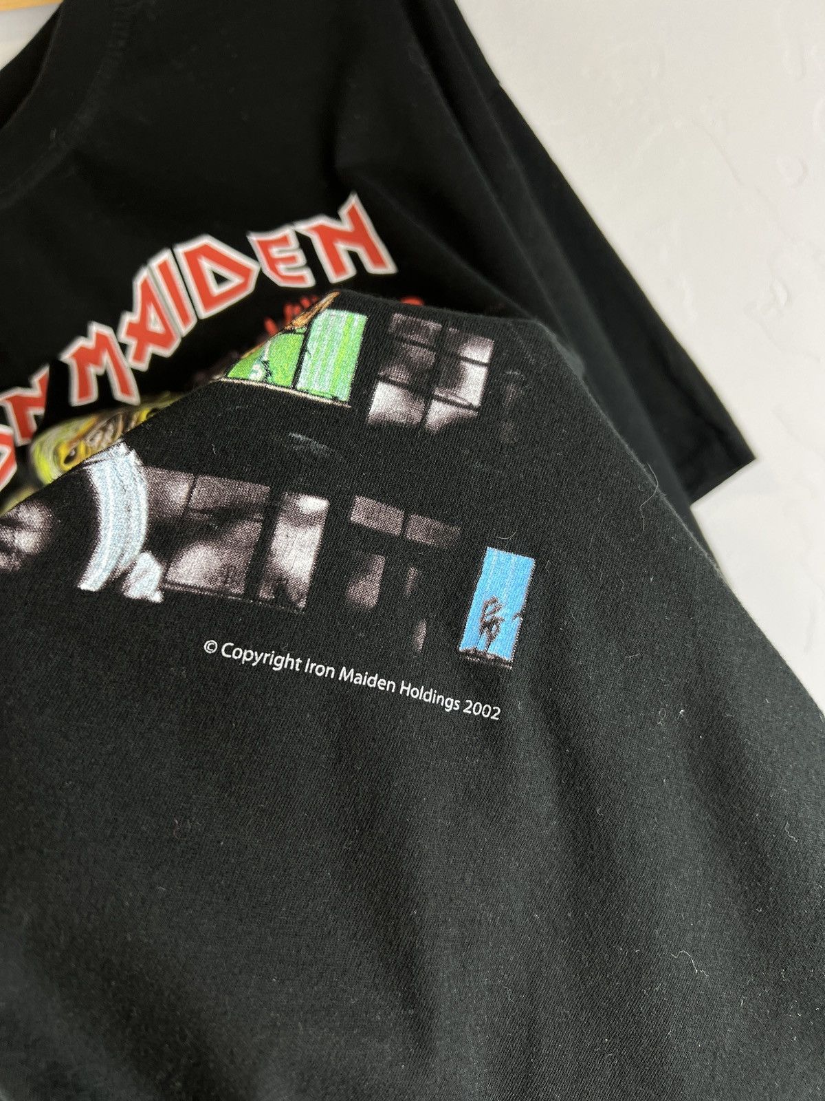 Band Tees Vintage 2002 Iron Maiden Killers tour tee 1981 big logo y2k Size US XL / EU 56 / 4 - 4 Thumbnail