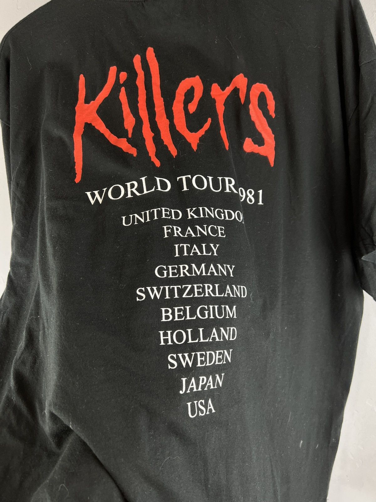 Band Tees Vintage 2002 Iron Maiden Killers tour tee 1981 big logo y2k Size US XL / EU 56 / 4 - 2 Thumbnail