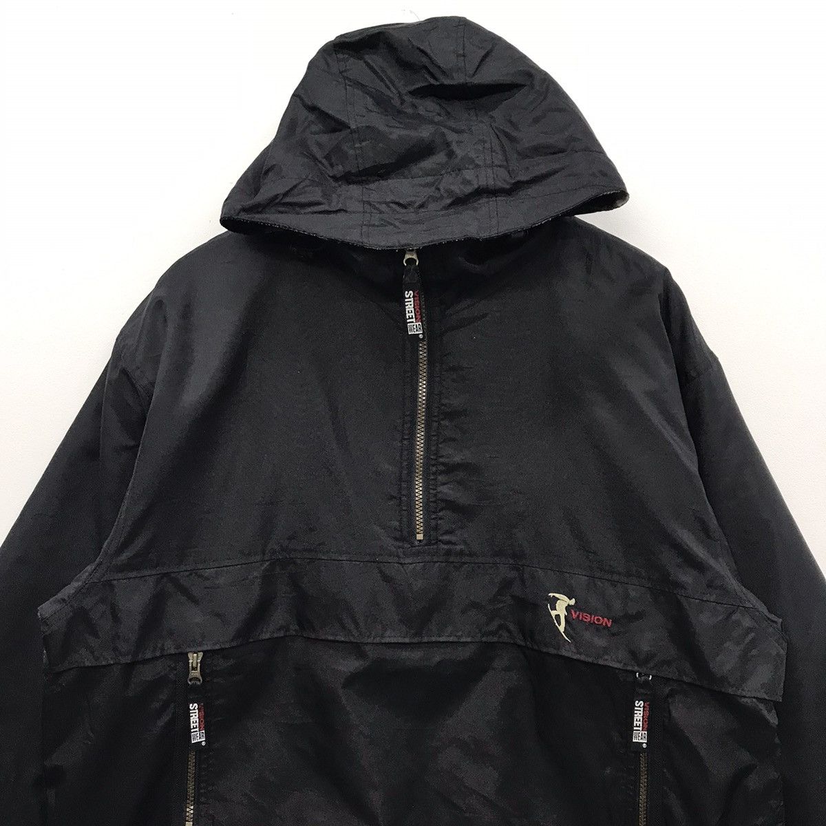 Vision Streetwear Rare!! Vision Street Wear Black Jacket Size US L / EU 52-54 / 3 - 2 Thumbnail