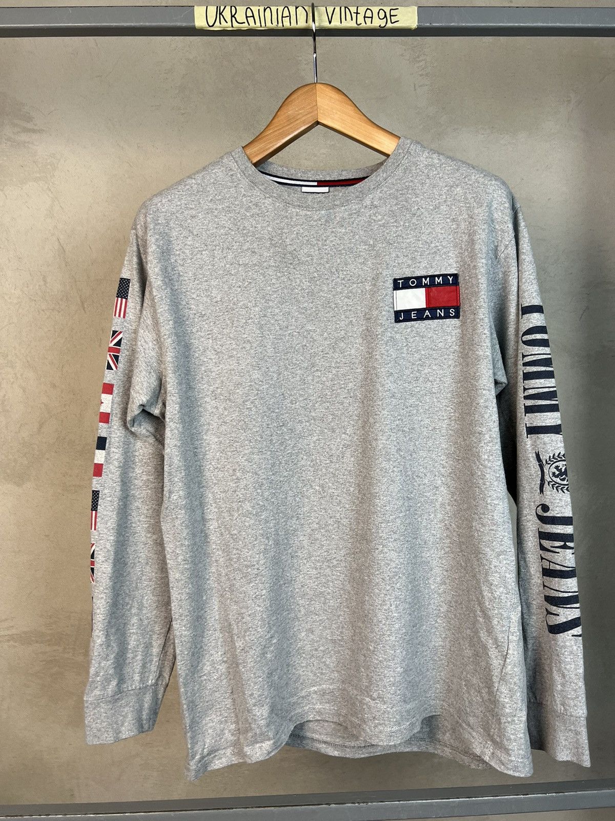 Tommy Hilfiger × Tommy Jeans Tommy Jeans Flag 🇺🇸 🇬🇧 🇨🇦 long sleeve shirt Size US L / EU 52-54 / 3 - 3 Thumbnail