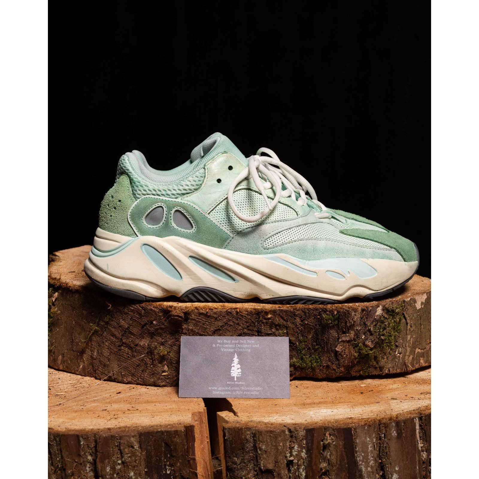 Adidas Adidas Yeezy Boost 700 Analog Tie Dyed Green Size US 10 / EU 43 - 3 Thumbnail