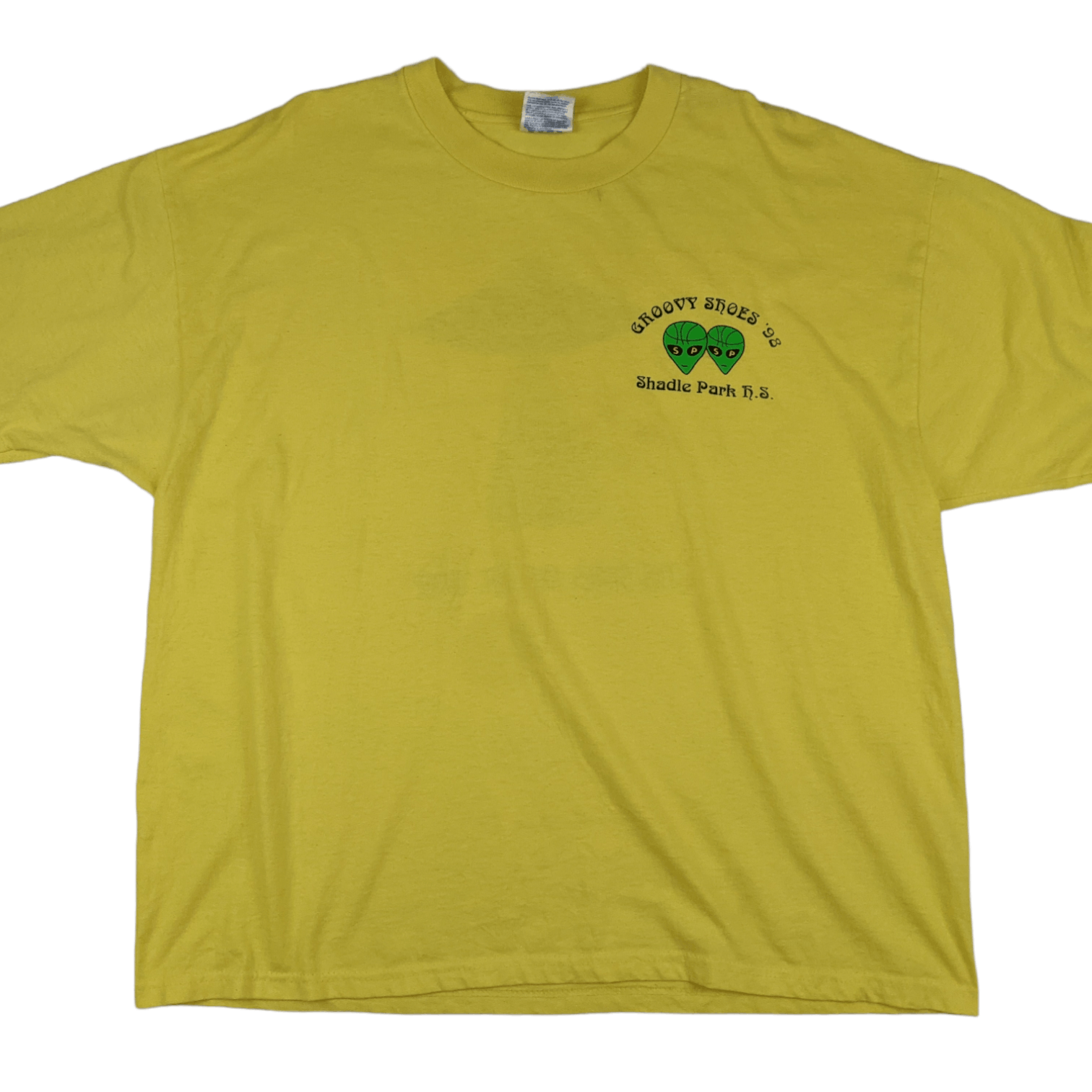 Hanes Vintage 2000's GROOVY SHOES 98' Shadle Park T-Shirt Size US XL / EU 56 / 4 - 2 Thumbnail