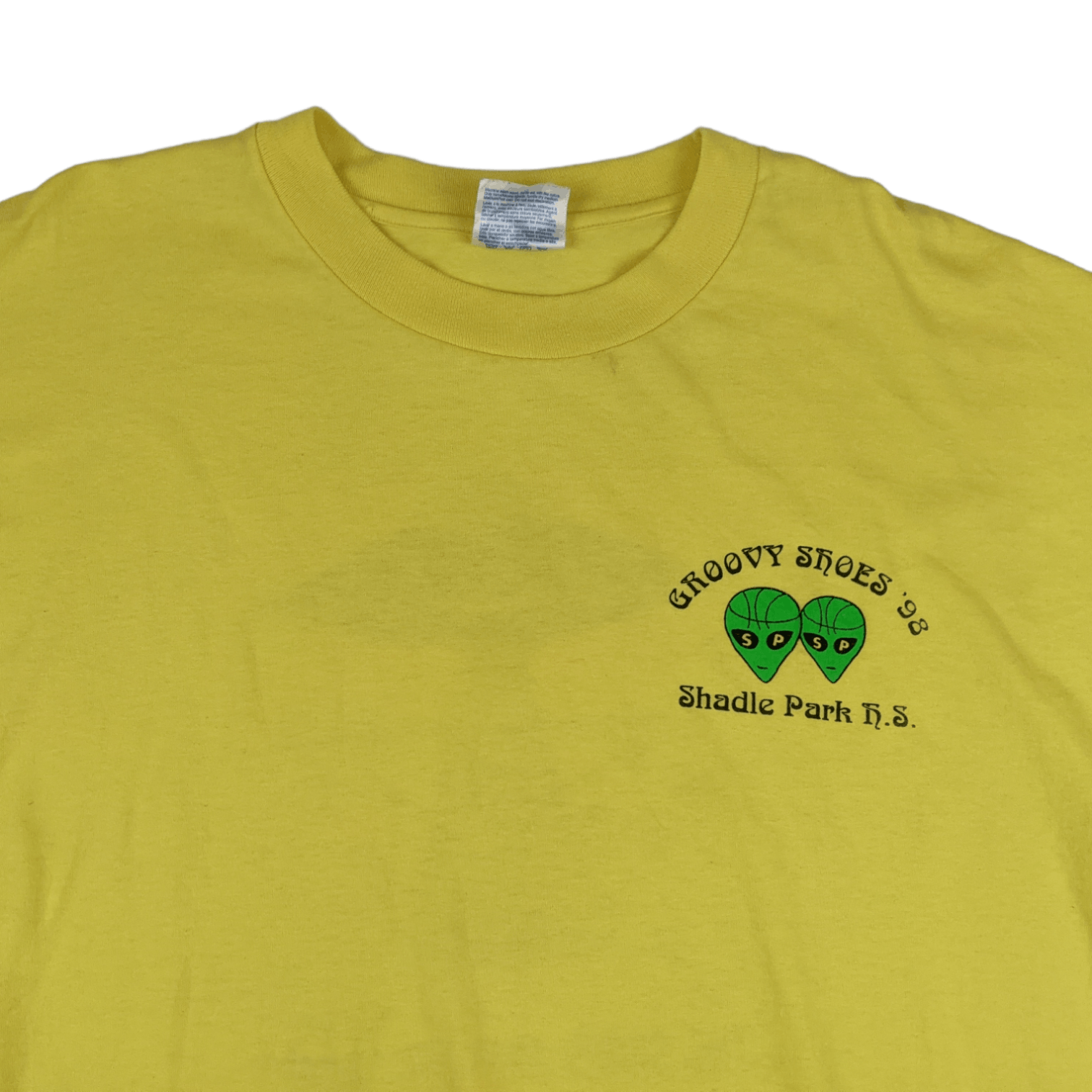 Hanes Vintage 2000's GROOVY SHOES 98' Shadle Park T-Shirt Size US XL / EU 56 / 4 - 4 Thumbnail