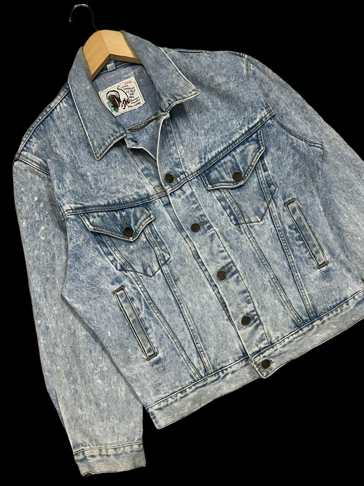 Vintage VINTAGE DENIM JACKET NAVAJO LOWRY THOMPSON Size US M / EU 48-50 / 2 - 8 Thumbnail