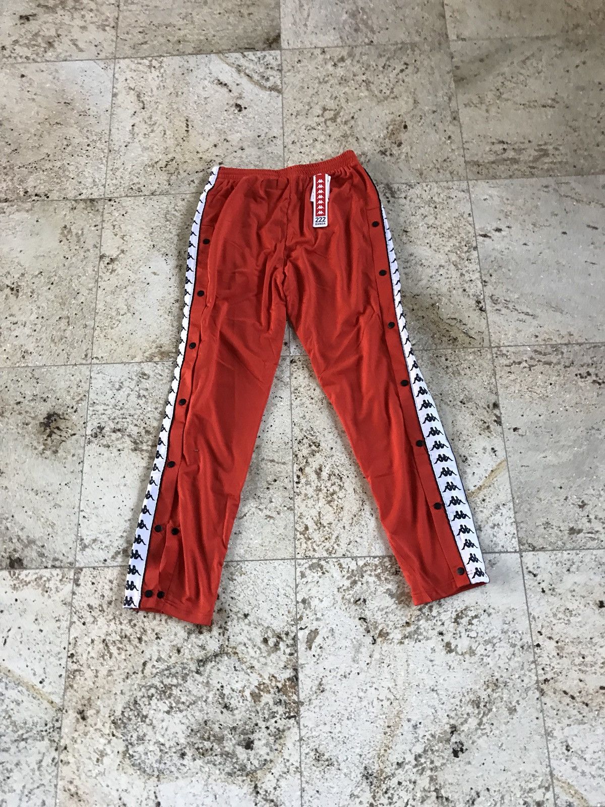 Kappa Banda Orange Snap Off Track Pants Size US 38 / EU 54 - 3 Thumbnail
