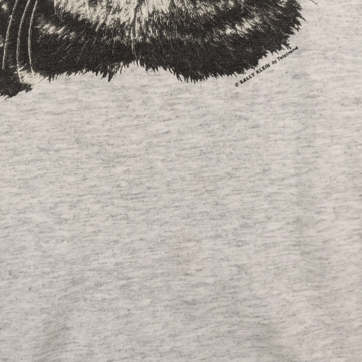 Vintage Vtg CAT Silver Tabby British Shorthair Single Stitches Tee Size US L / EU 52-54 / 3 - 8 Thumbnail