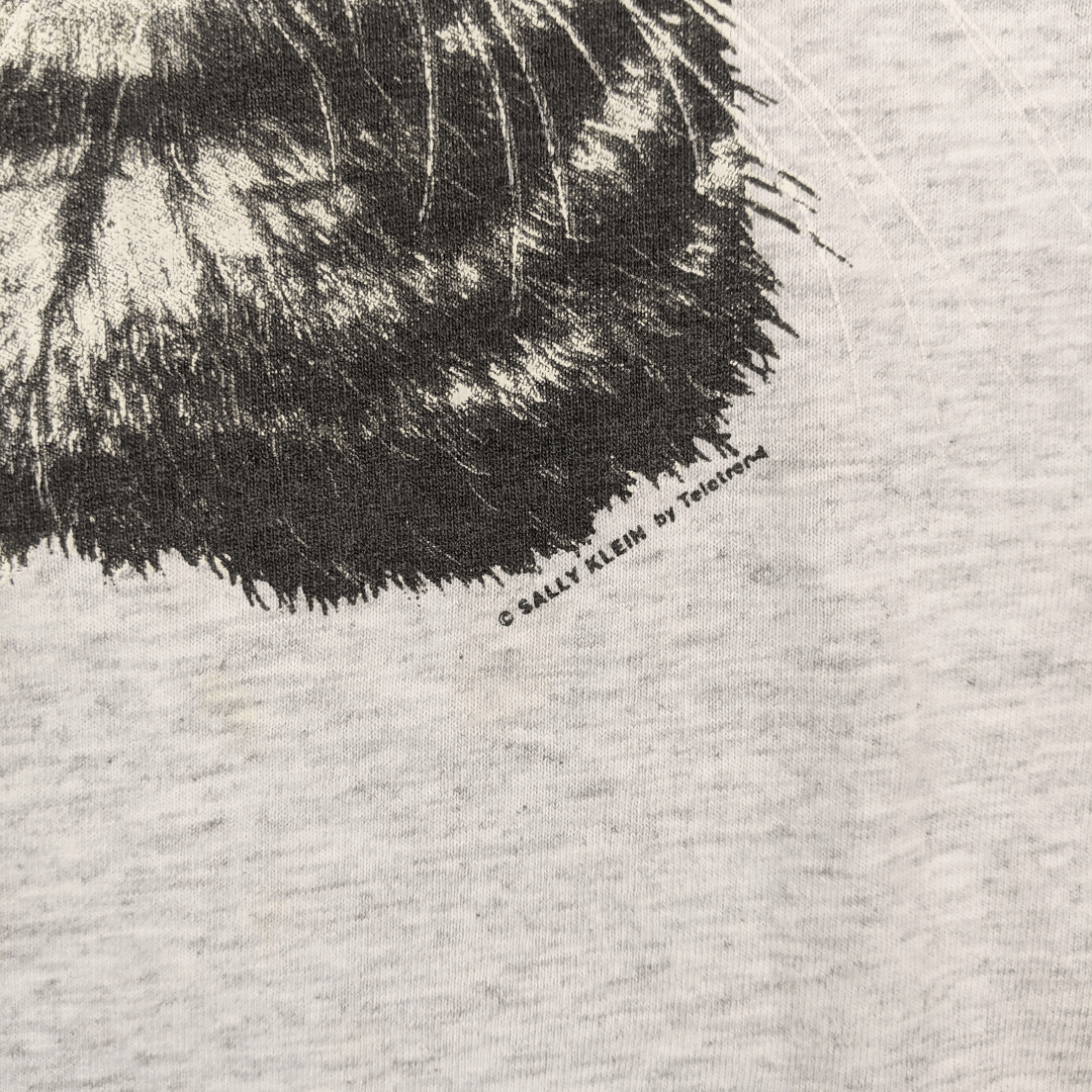 Vintage Vtg CAT Silver Tabby British Shorthair Single Stitches Tee Size US L / EU 52-54 / 3 - 5 Thumbnail
