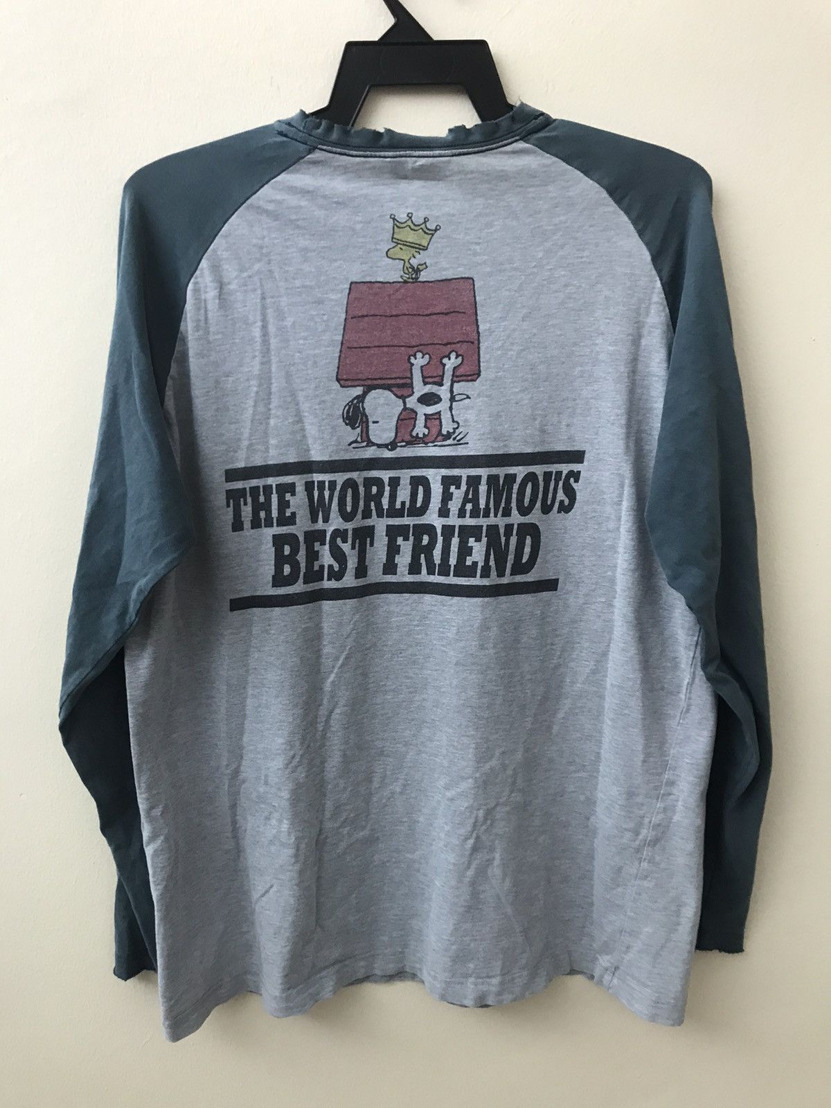 Peanuts Vintage 90's 🔥 PEANUTS United Kingdom Long Sleeve Shirt Size US L / EU 52-54 / 3 - 3 Thumbnail