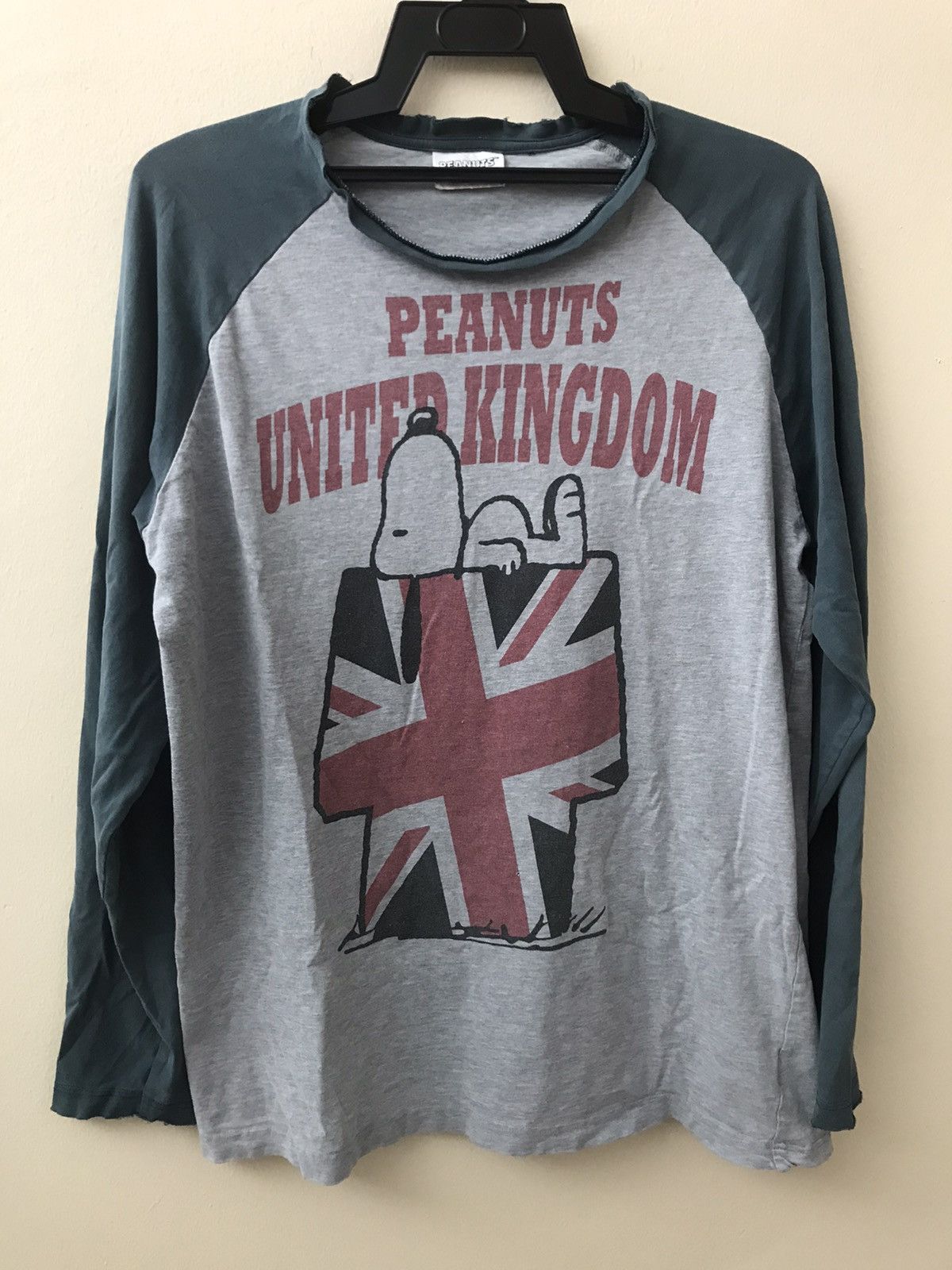 Peanuts Vintage 90's 🔥 PEANUTS United Kingdom Long Sleeve Shirt Size US L / EU 52-54 / 3 - 2 Thumbnail