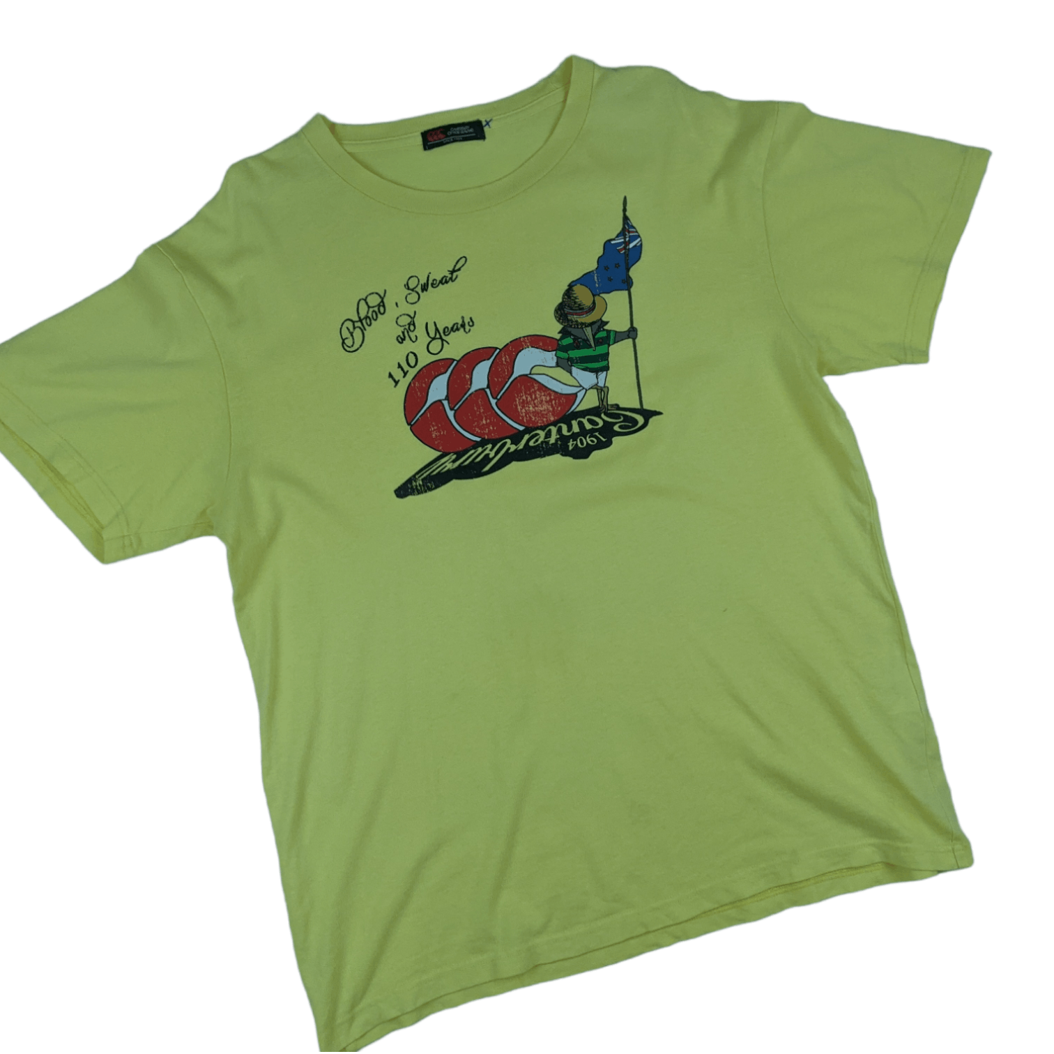 Canterbury of New Zealand Vintage CANTERBURY Of New Zealand Rugby T-Shirt Size US L / EU 52-54 / 3 - 4 Thumbnail