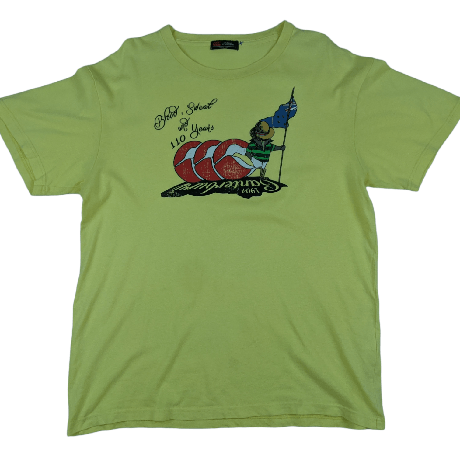 Canterbury of New Zealand Vintage CANTERBURY Of New Zealand Rugby T-Shirt Size US L / EU 52-54 / 3 - 2 Thumbnail