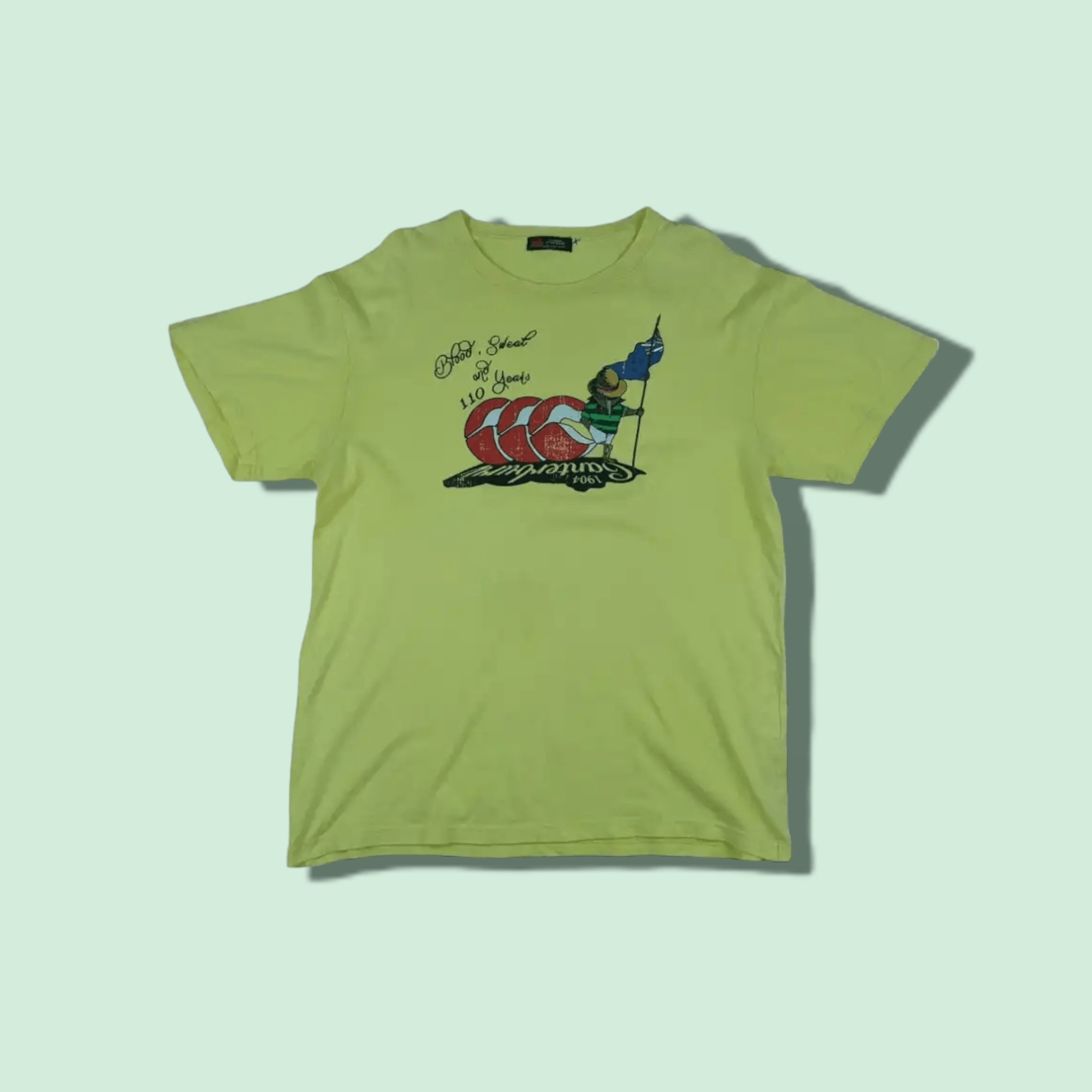 Canterbury of New Zealand Vintage CANTERBURY Of New Zealand Rugby T-Shirt Size US L / EU 52-54 / 3 - 1 Thumbnail