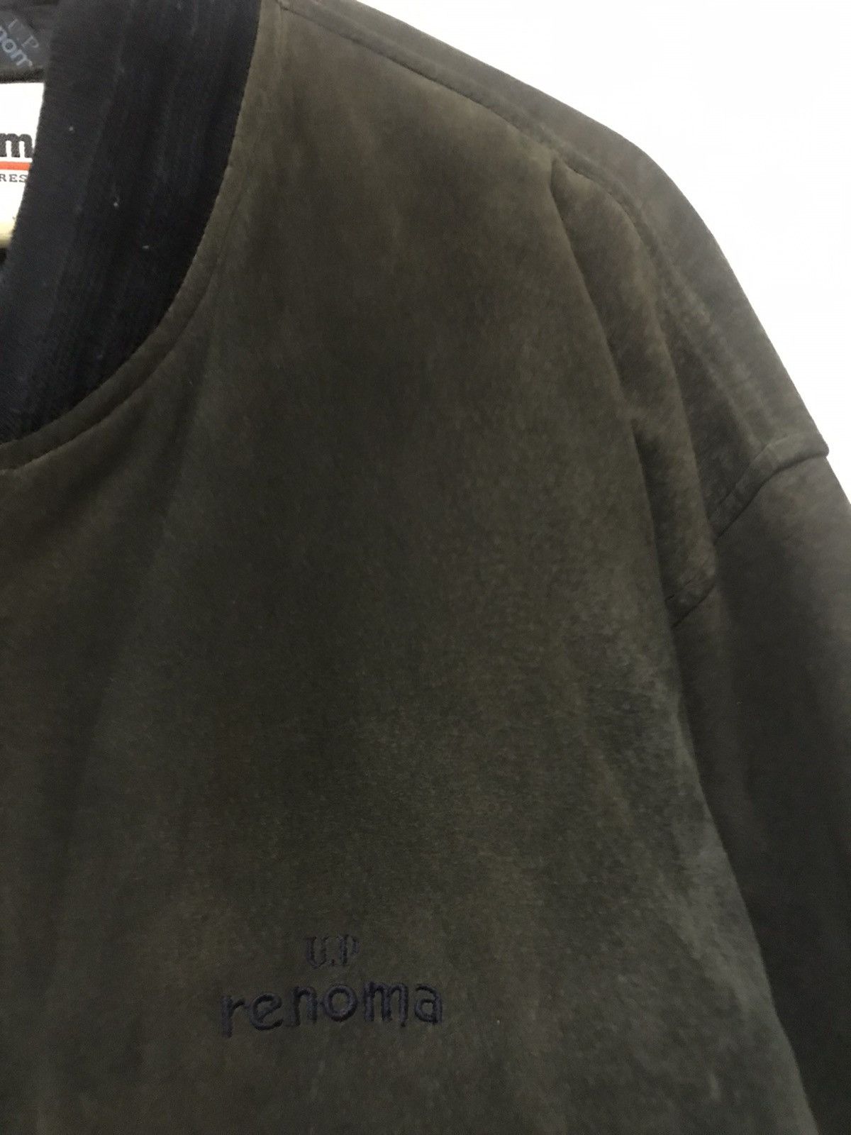 Renoma × Vintage Vintage Renoma Suede Bomber Jacket Big Spellout Size US XL / EU 56 / 4 - 10 Thumbnail