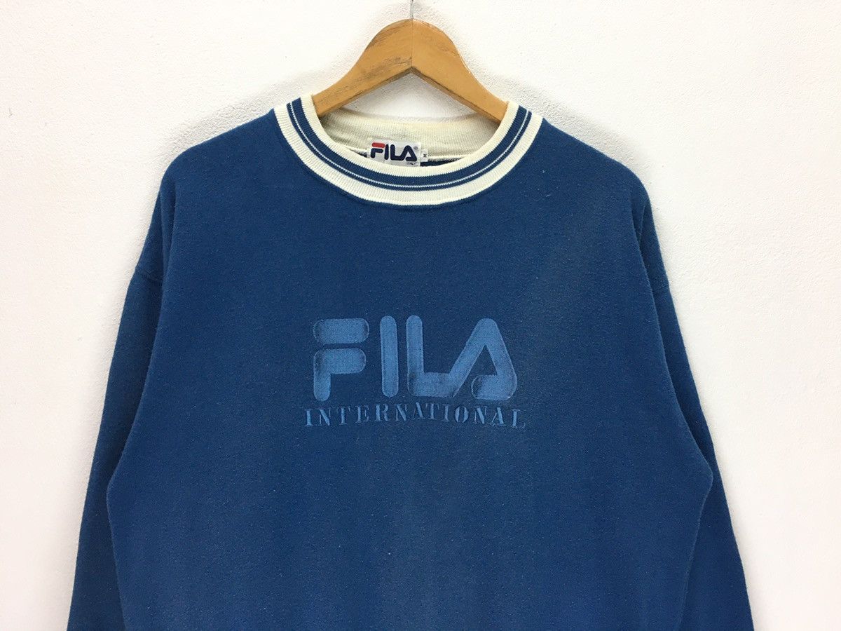 Fila × Vintage Vintage Fila Big Logo Sweatshirt Size US M / EU 48-50 / 2 - 2 Thumbnail