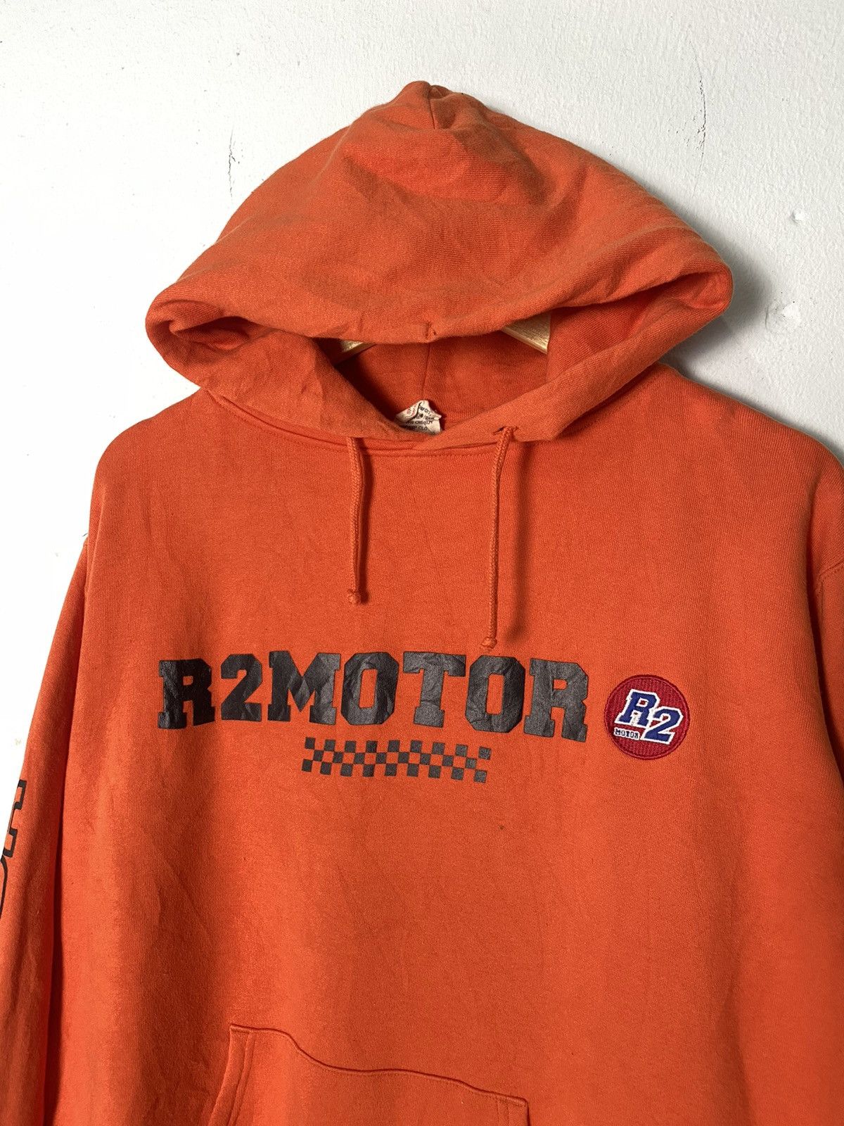 Japanese Brand × Vintage Vintage R2 Motor Racing Hoodie Japanese Brand Size US L / EU 52-54 / 3 - 2 Thumbnail