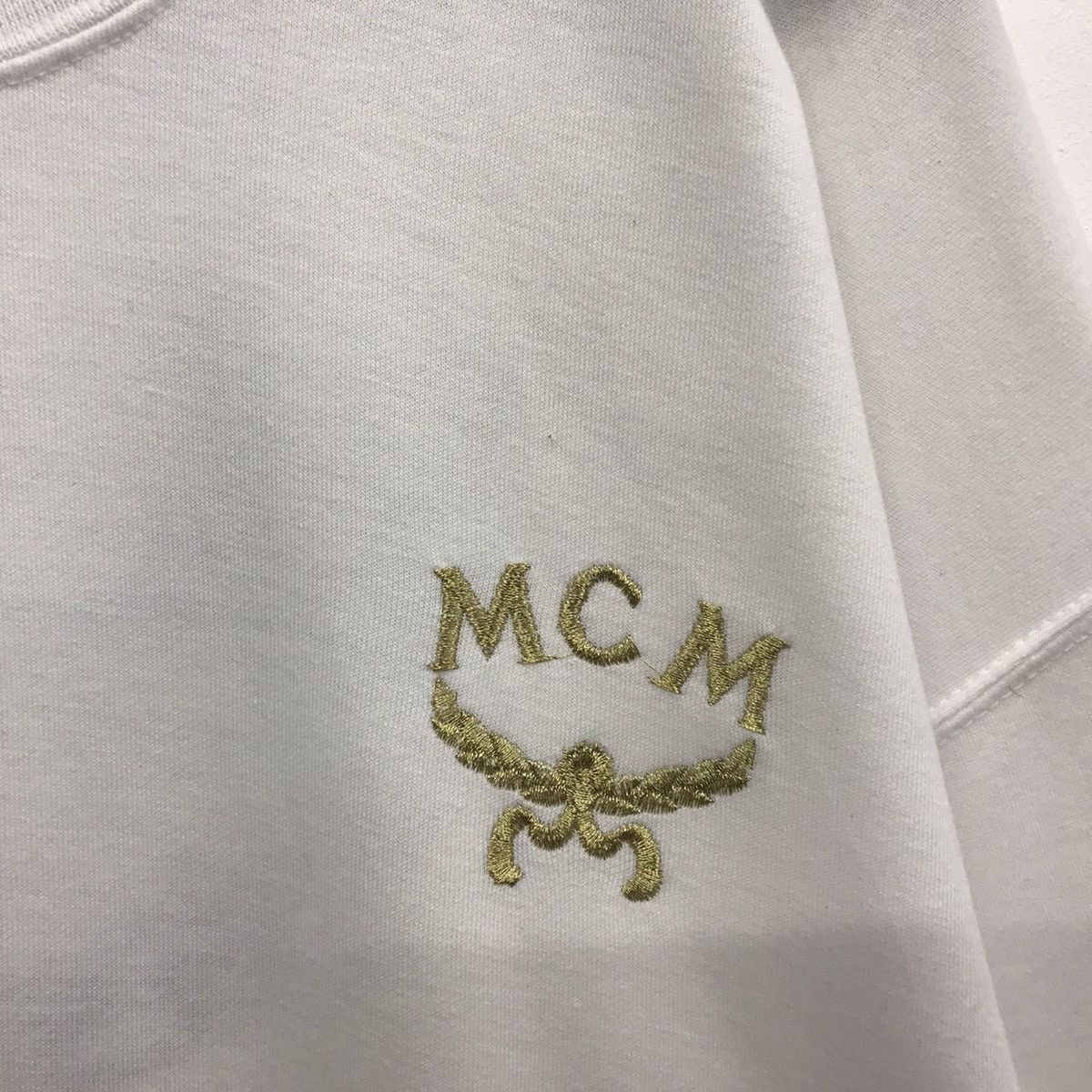 Designer × MCM *Rare!! Sweatshirt MCM Spell Out Embroidered Size US M / EU 48-50 / 2 - 10 Thumbnail