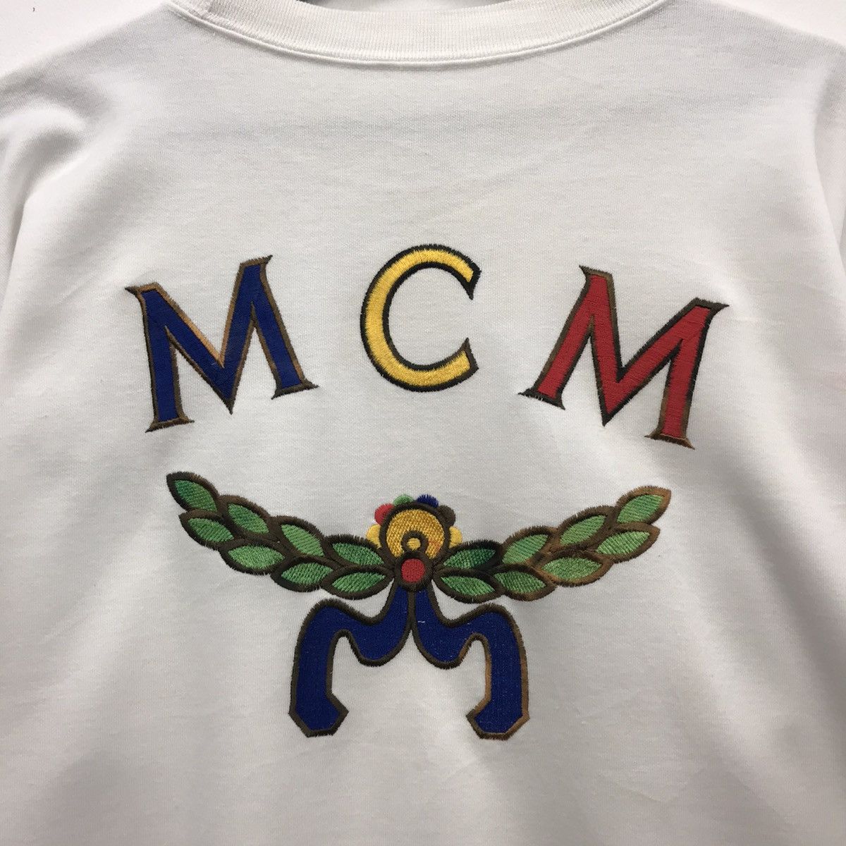 Designer × MCM *Rare!! Sweatshirt MCM Spell Out Embroidered Size US M / EU 48-50 / 2 - 11 Thumbnail