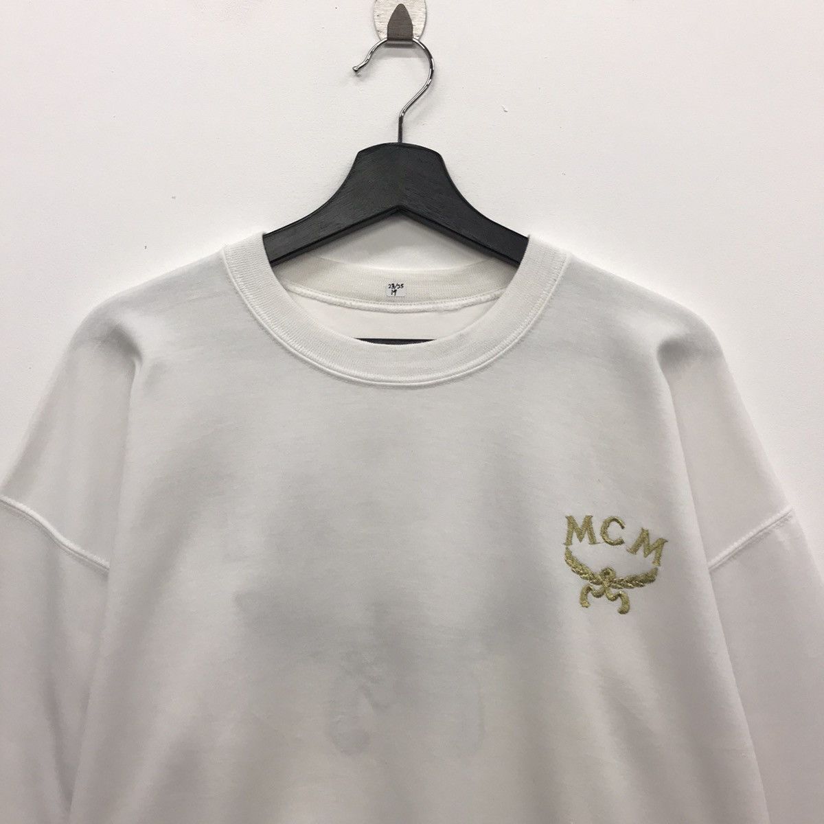 Designer × MCM *Rare!! Sweatshirt MCM Spell Out Embroidered Size US M / EU 48-50 / 2 - 3 Thumbnail