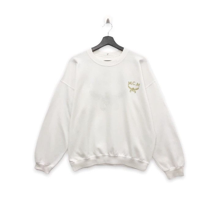 Designer × MCM *Rare!! Sweatshirt MCM Spell Out Embroidered Size US M / EU 48-50 / 2 - 2 Thumbnail