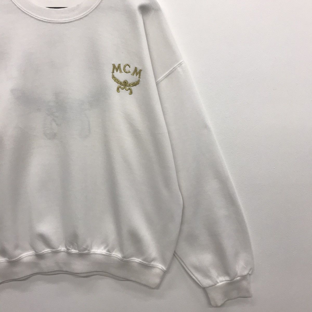 Designer × MCM *Rare!! Sweatshirt MCM Spell Out Embroidered Size US M / EU 48-50 / 2 - 5 Thumbnail