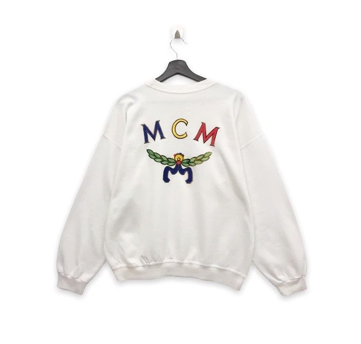 Designer × MCM *Rare!! Sweatshirt MCM Spell Out Embroidered Size US M / EU 48-50 / 2 - 1 Thumbnail