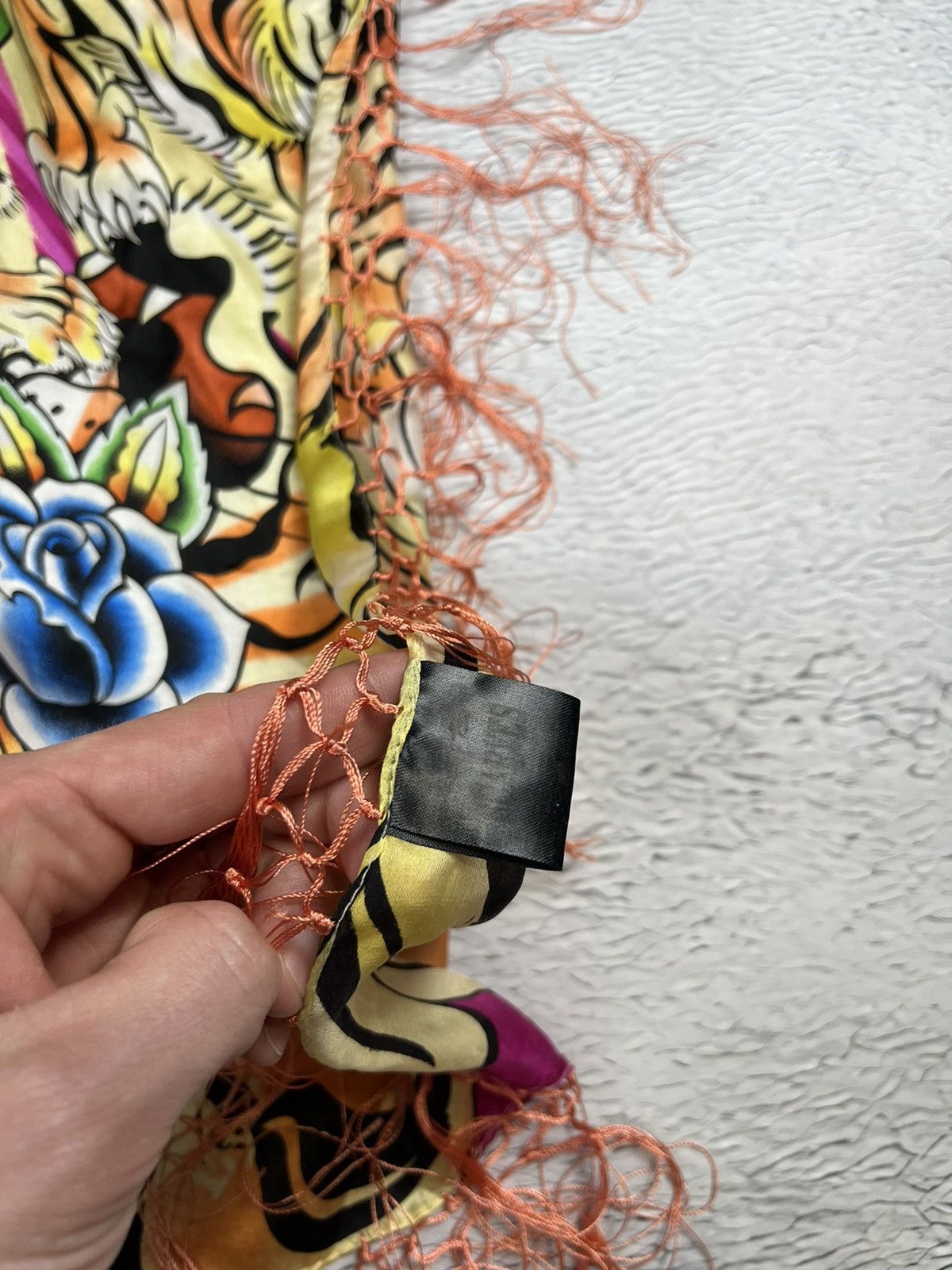 Christian Audigier × Ed Hardy Ed Hardy by Christian Audigier Big Scarf Size ONE SIZE - 11 Thumbnail