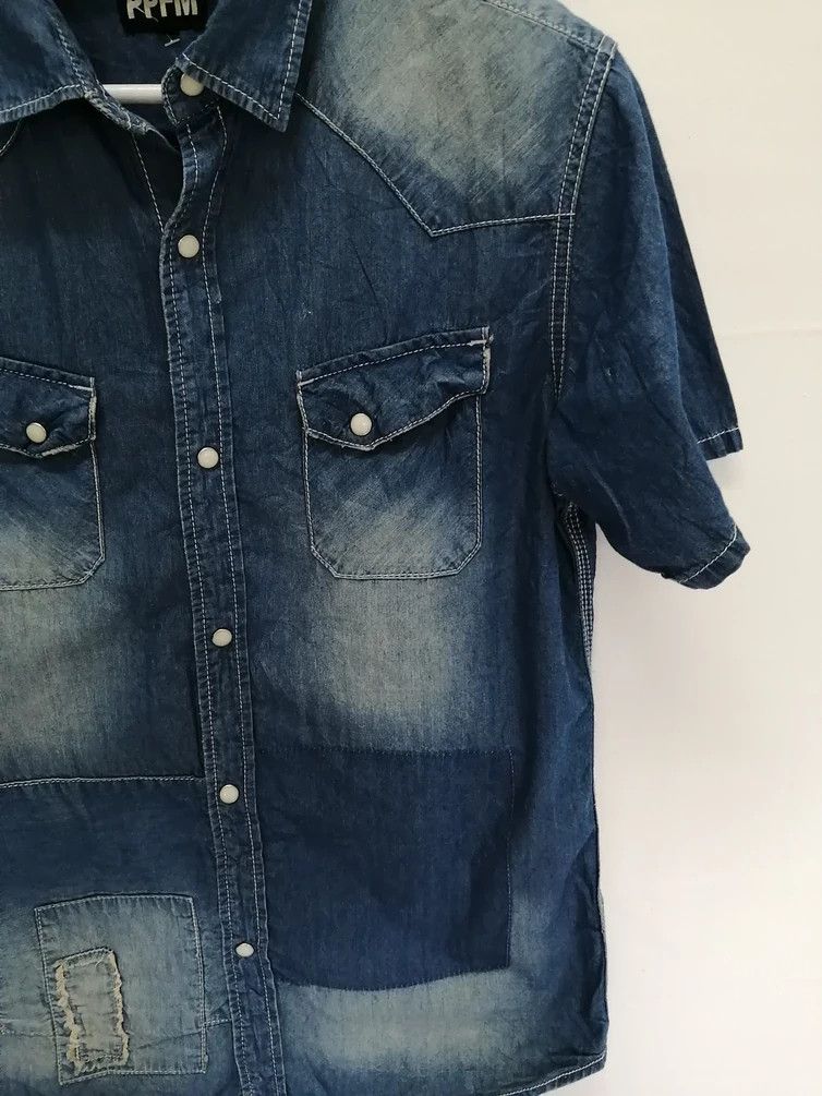 PPFM PPFM Style Design Denim Shirt Size US M / EU 48-50 / 2 - 9 Thumbnail
