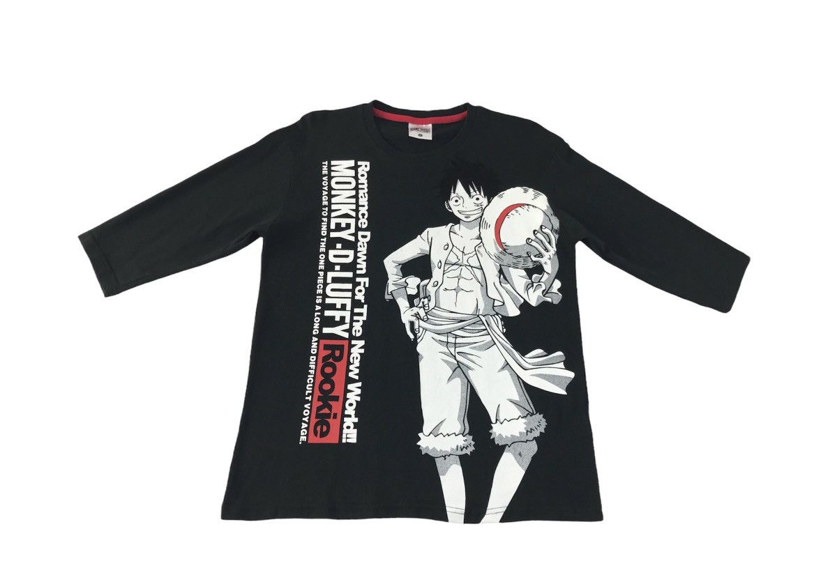 Anime × One Piece One Piece Monkey D.Luffy Long Sleeve Tee Style Size US M / EU 48-50 / 2 - 1 Thumbnail