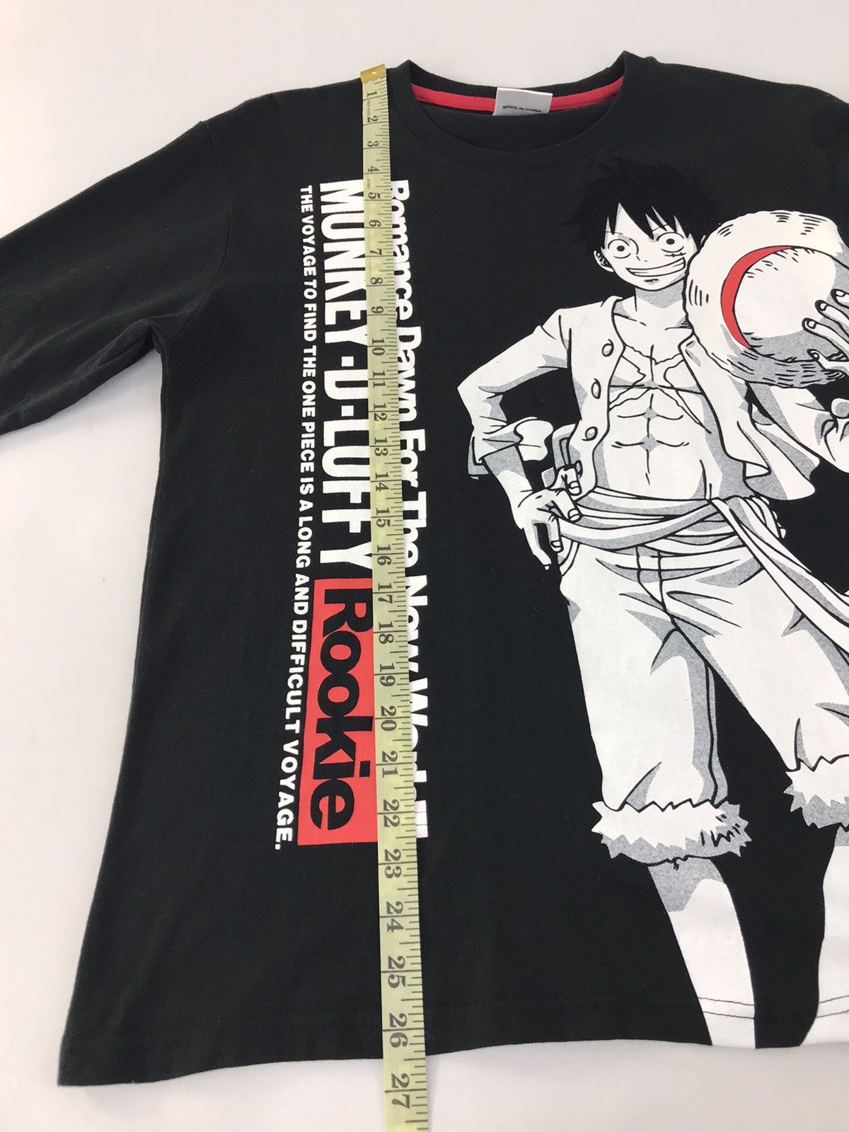 Anime × One Piece One Piece Monkey D.Luffy Long Sleeve Tee Style Size US M / EU 48-50 / 2 - 12 Thumbnail