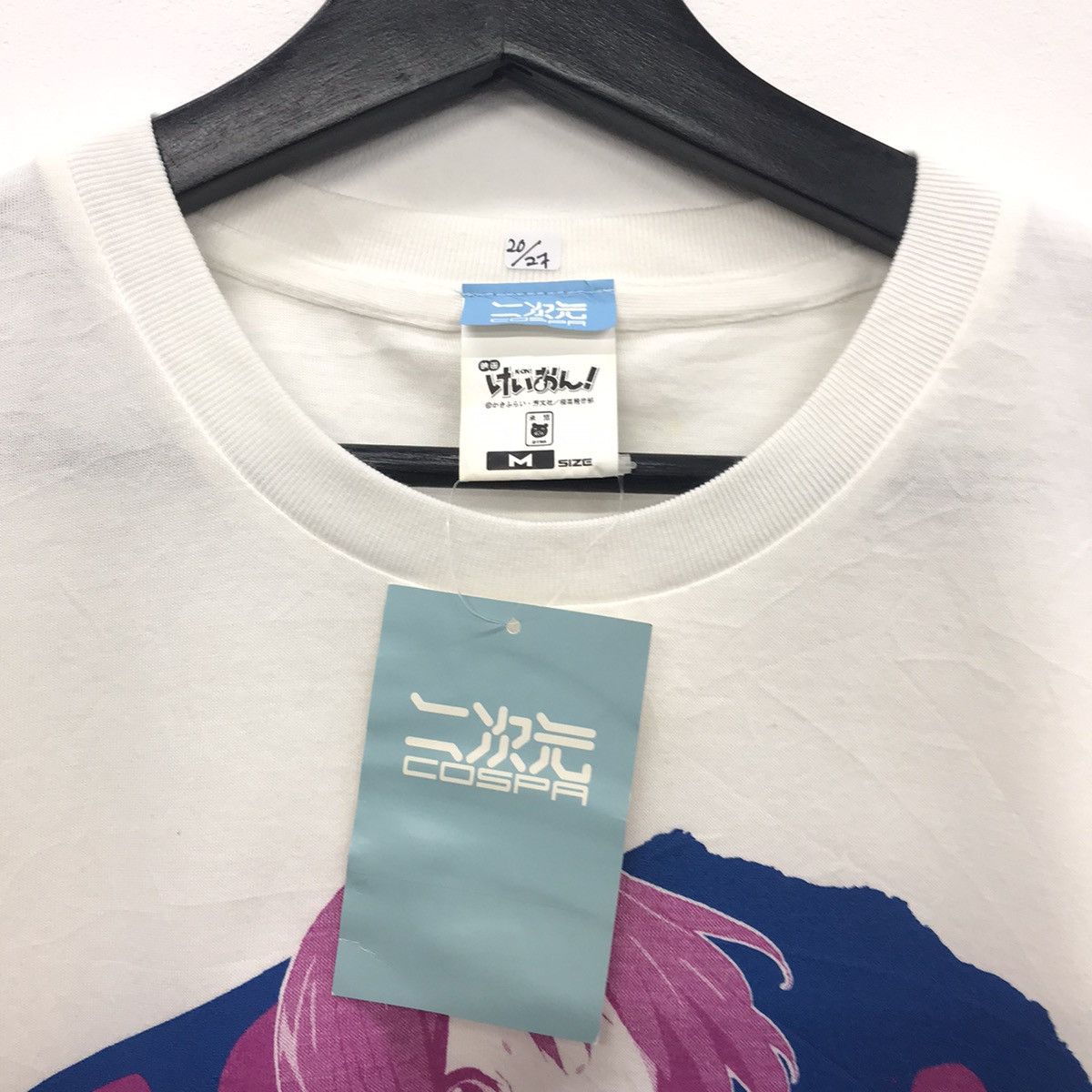 Anime × Cartoon Network Rare!! Cospa Anima Tee K-ON Mio Akiyama Size US M / EU 48-50 / 2 - 12 Thumbnail