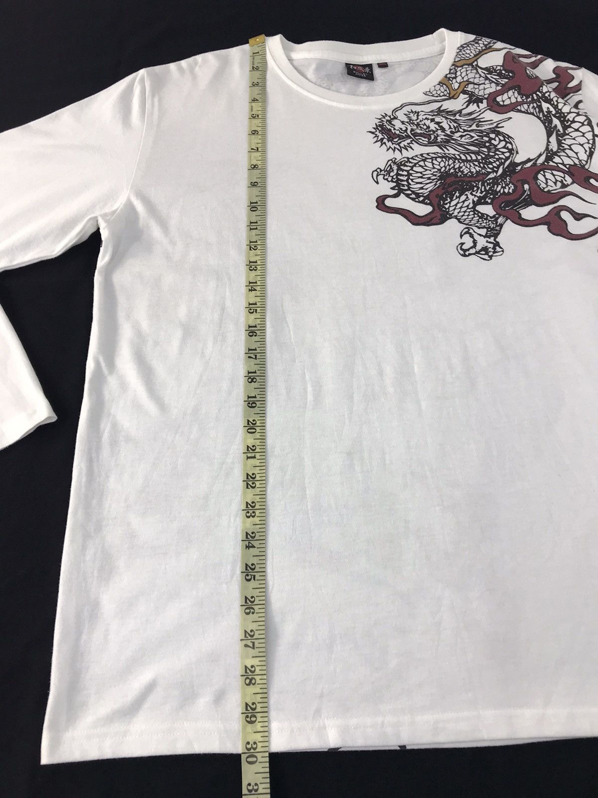 Japanese Brand Japanese Brand Bullet Noise Printed Dragon Long Sleeve Tee Size US XL / EU 56 / 4 - 10 Thumbnail