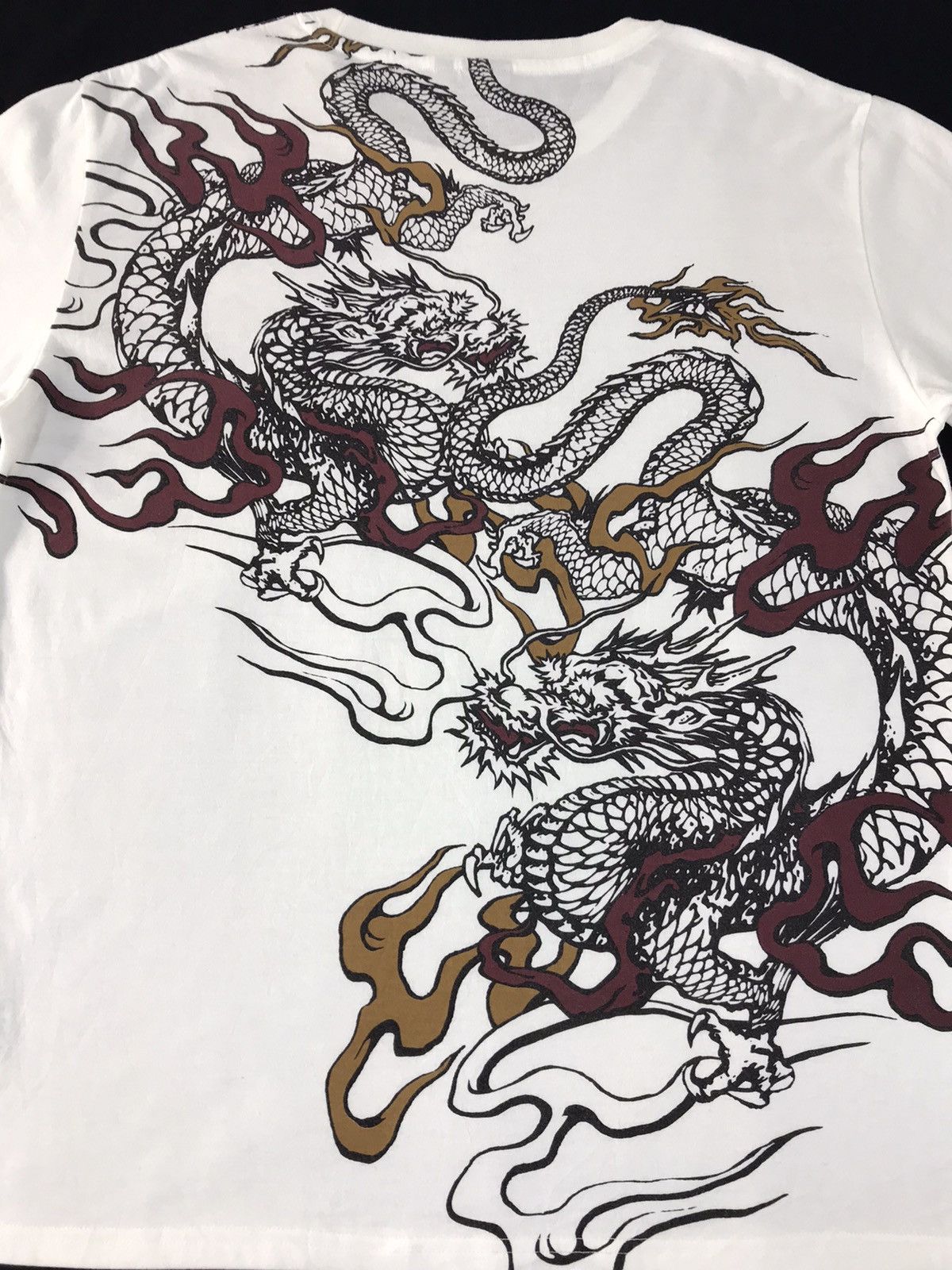 Japanese Brand Japanese Brand Bullet Noise Printed Dragon Long Sleeve Tee Size US XL / EU 56 / 4 - 8 Thumbnail