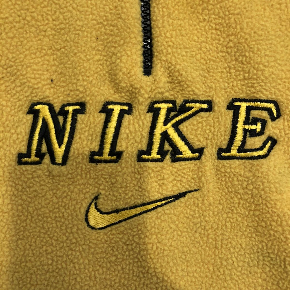 Nike Vintage 90s Nike Center Swoosh Fleece Size US L / EU 52-54 / 3 - 2 Thumbnail