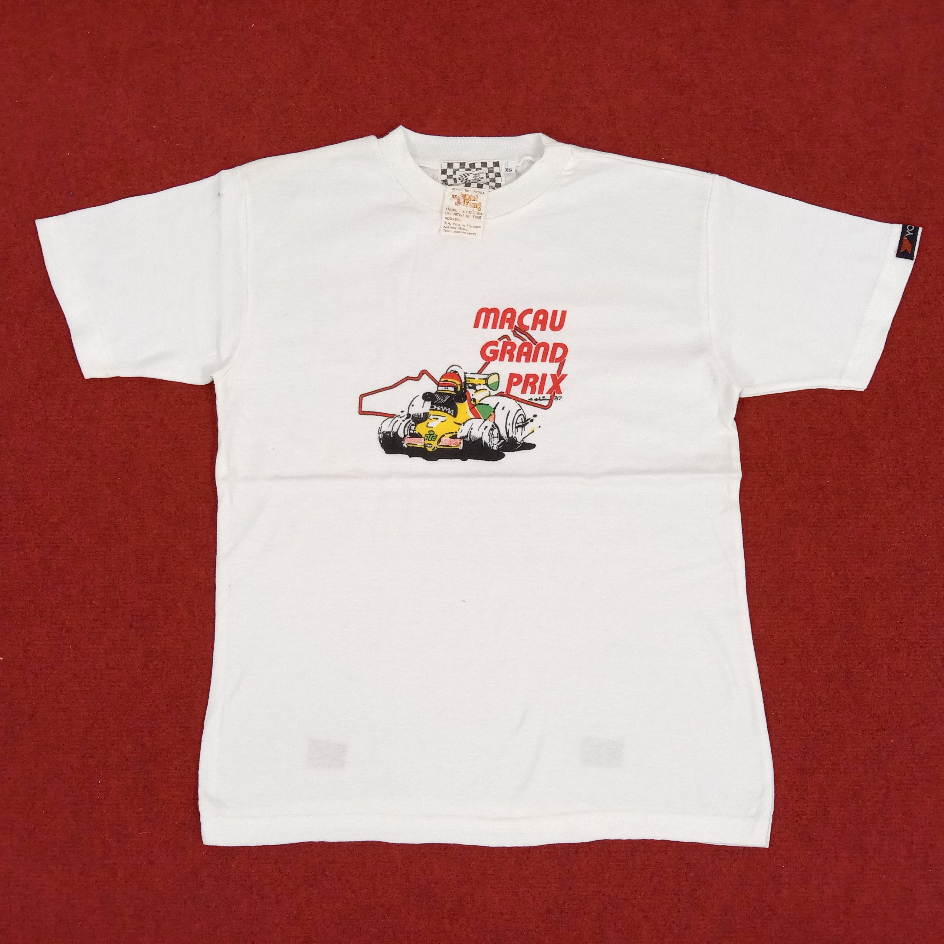Formula One Macau Grand Prix Yokohama Racing Style Tshirt