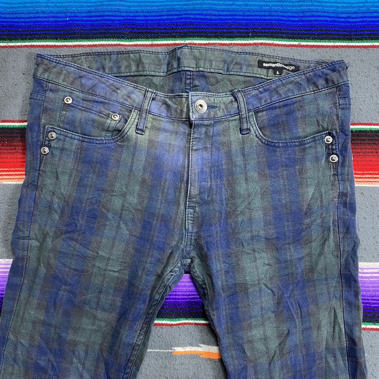 Vintage Vintage Semantic Design Checkered Multi Pocket Pants Size US 33 - 2 Thumbnail