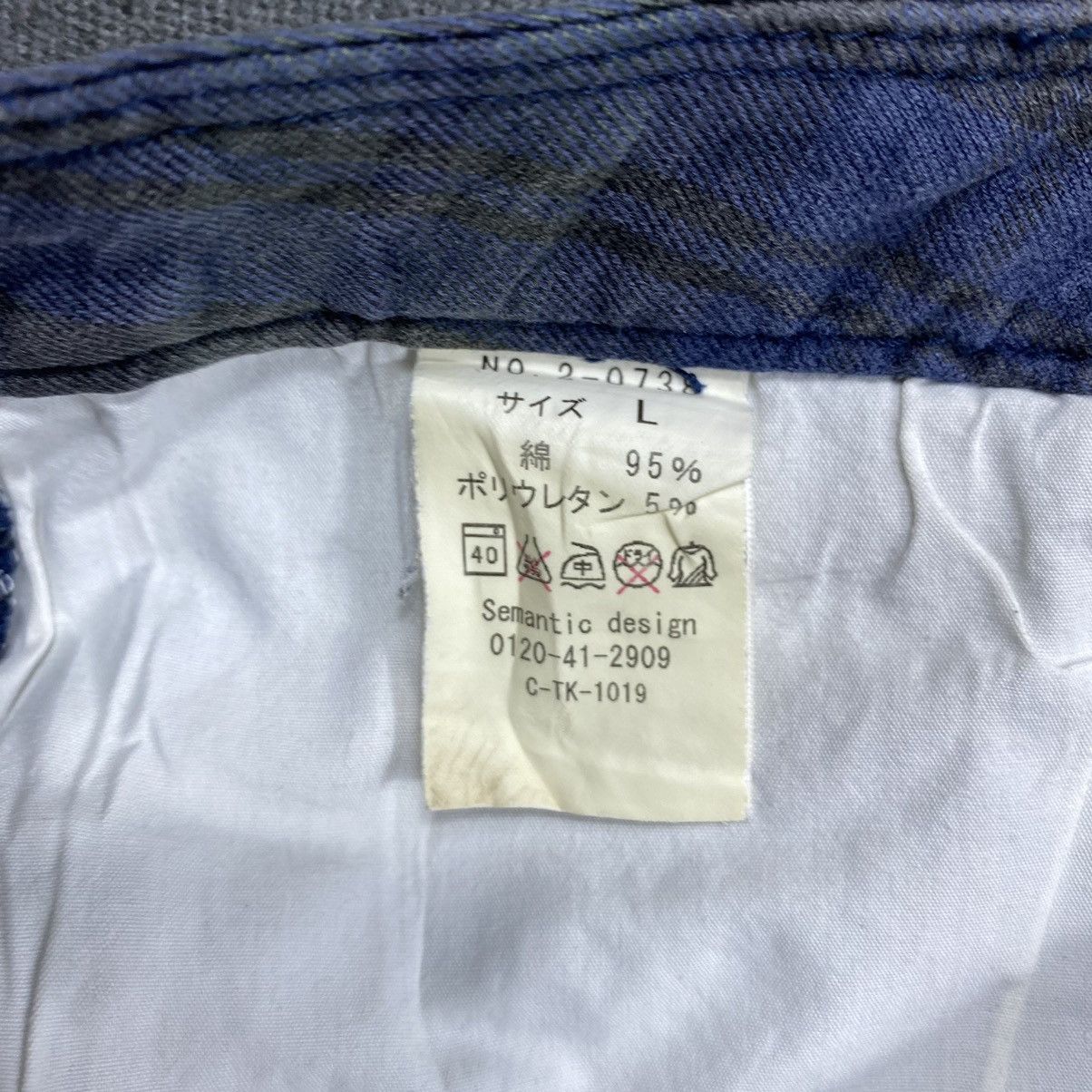 Vintage Vintage Semantic Design Checkered Multi Pocket Pants Size US 33 - 14 Thumbnail