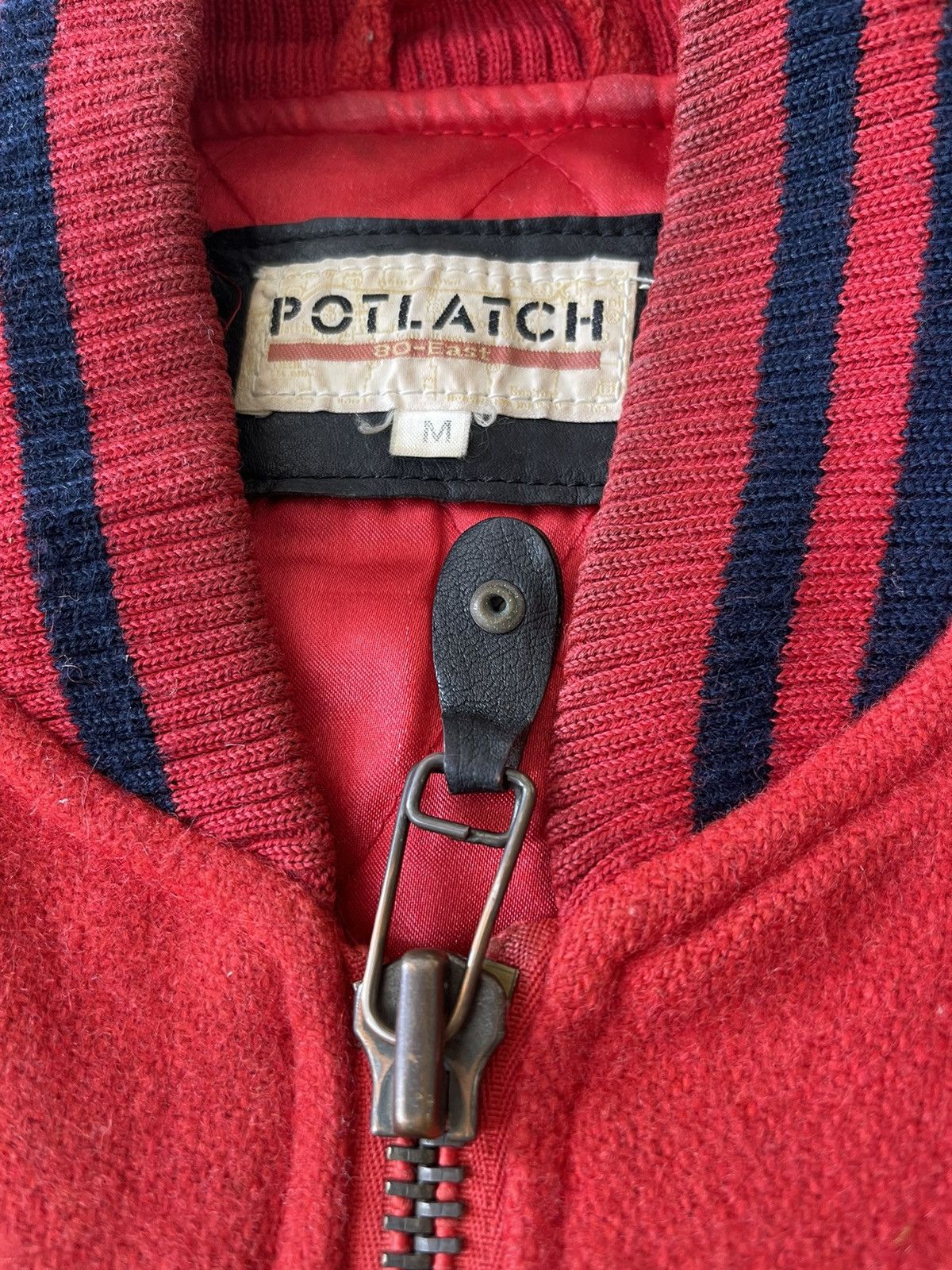 Japanese Brand POTLATCH 80 EAST WOOL VARSITY JACKET Size US M / EU 48-50 / 2 - 13 Thumbnail