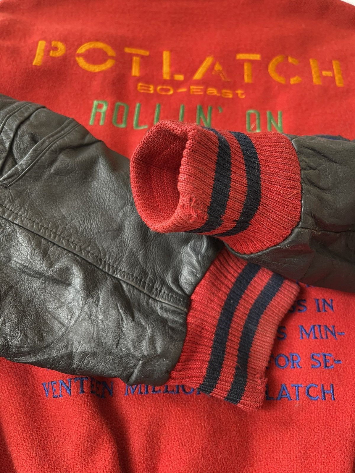 Japanese Brand POTLATCH 80 EAST WOOL VARSITY JACKET Size US M / EU 48-50 / 2 - 18 Thumbnail