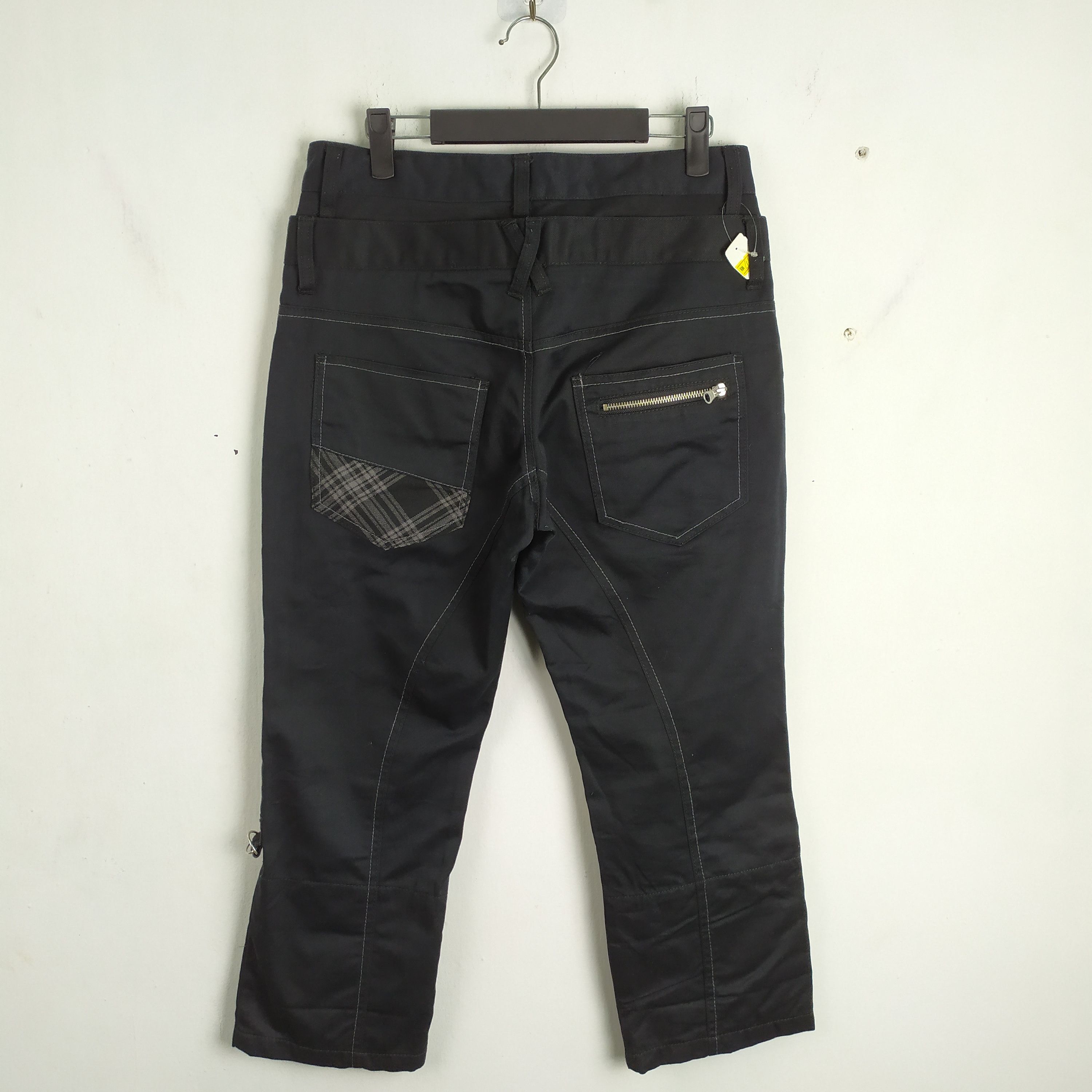 Japanese Brand NYLAUS DOUBLE WAIST MULTIPOCKET CARGO PANTS Size US 30 / EU 46 - 8 Thumbnail