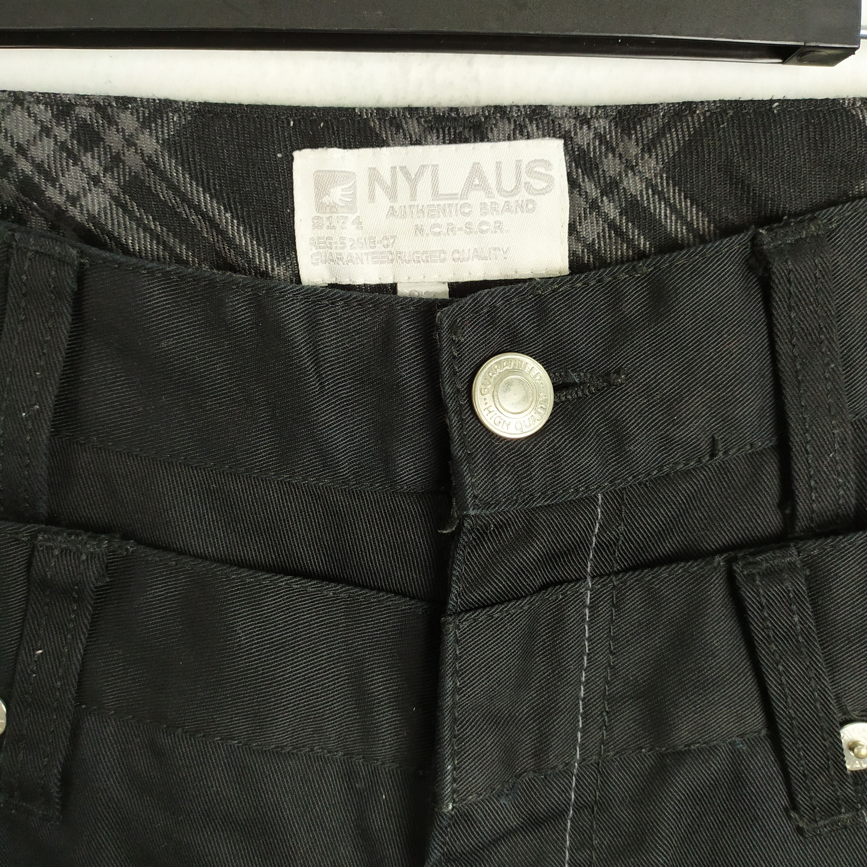 Japanese Brand NYLAUS DOUBLE WAIST MULTIPOCKET CARGO PANTS Size US 30 / EU 46 - 5 Thumbnail