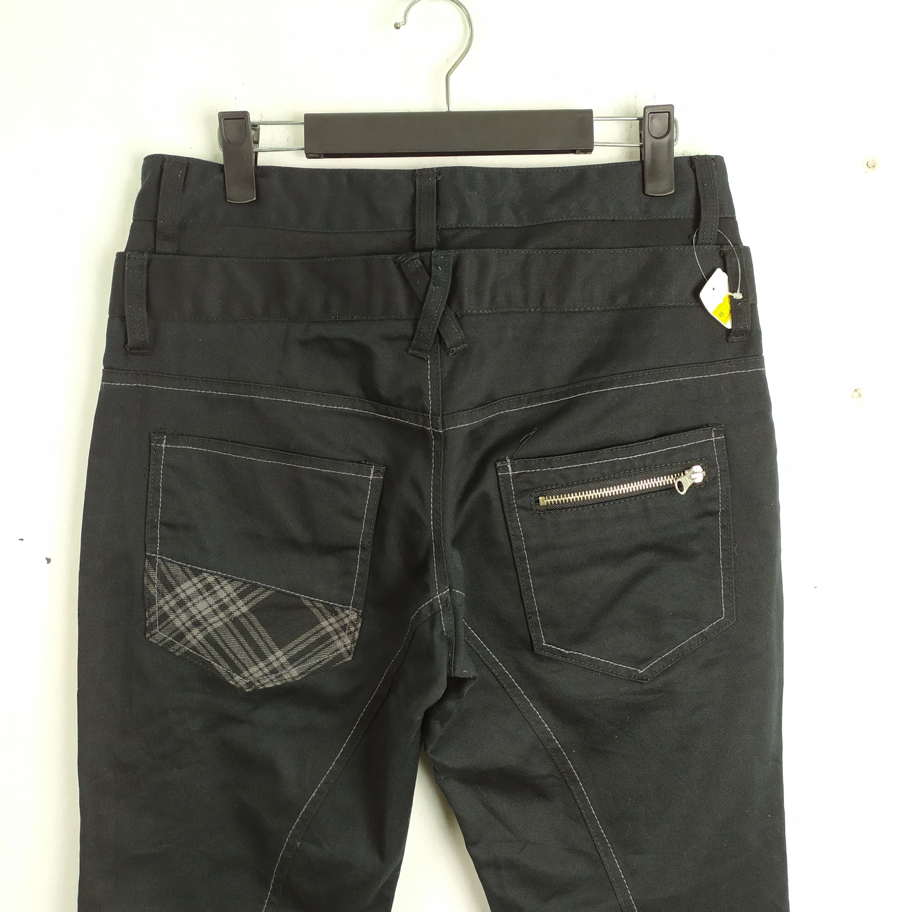 Japanese Brand NYLAUS DOUBLE WAIST MULTIPOCKET CARGO PANTS Size US 30 / EU 46 - 9 Thumbnail