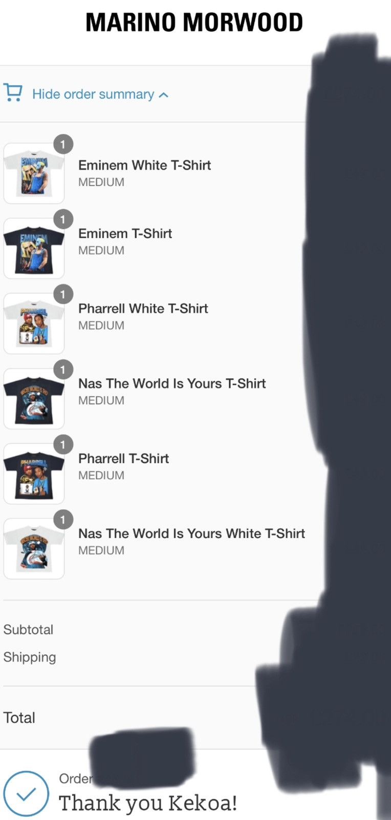 Eminem LAST DROP EVER EVER Marino Morwood Eminem T-Shirt SZ M Size US M / EU 48-50 / 2 - 8 Thumbnail