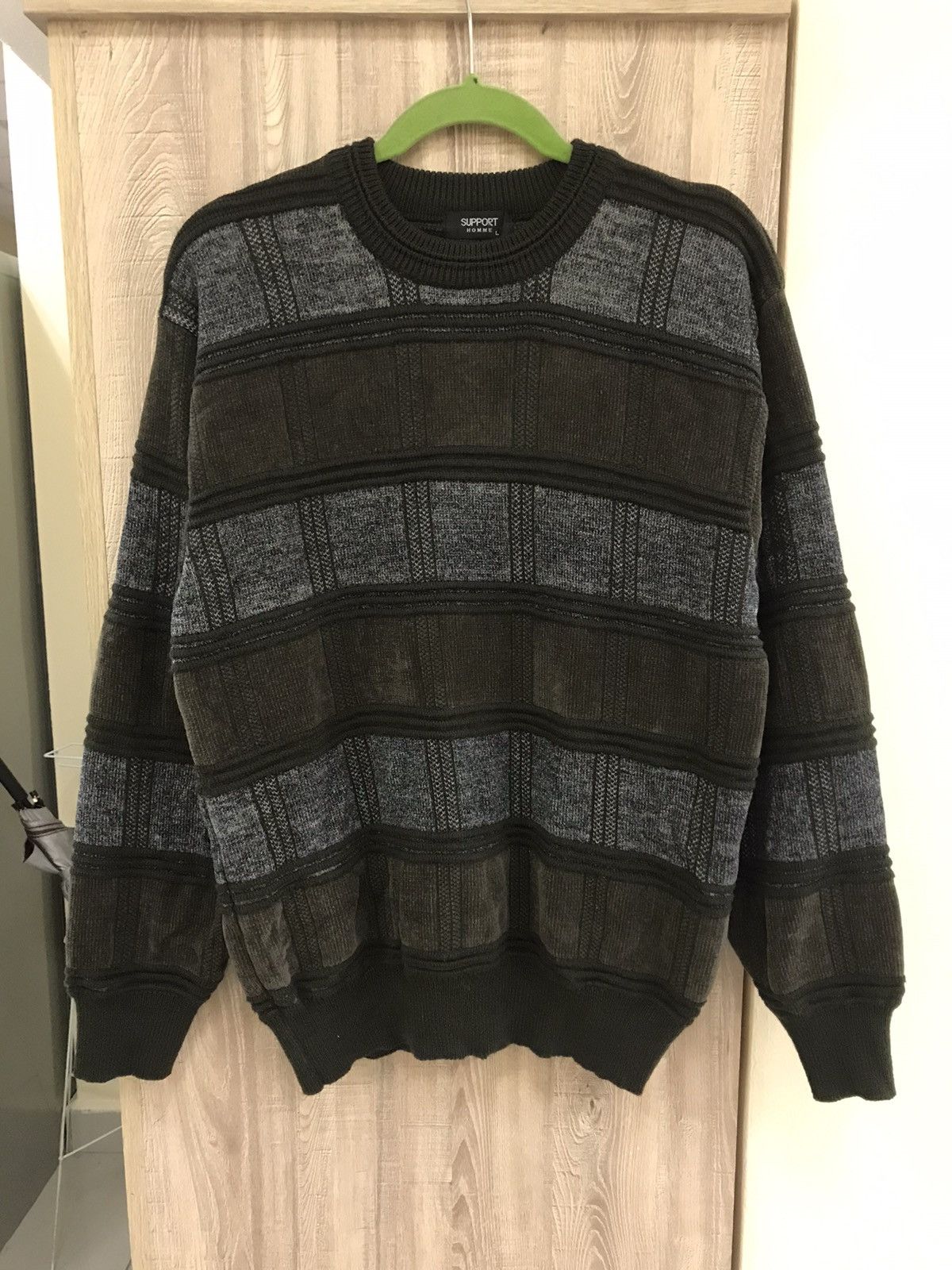 image of Vintage Support Homme Meticulous Nice Knit Sweater, Men's (Size Medium)