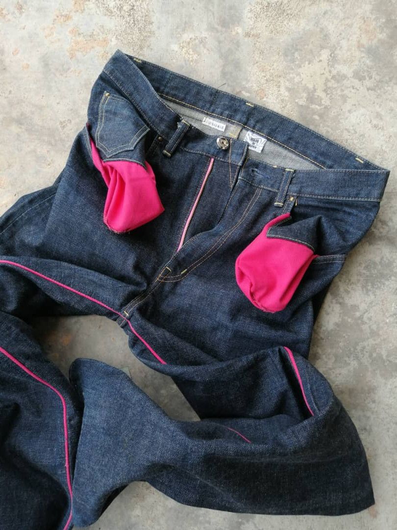 Japanese Brand GRAIL🔥 Garage Redline Jeans Seditionaries Size US 32 / EU 48 - 10 Thumbnail