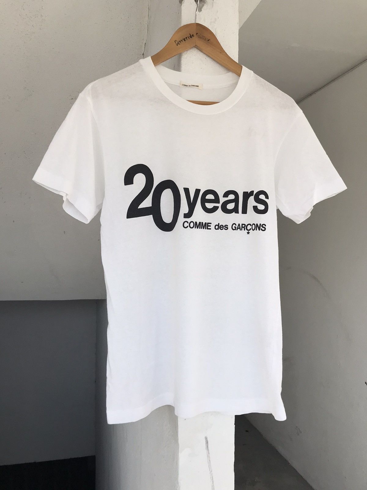 Comme des Garcons × Comme des Garcons Homme × Comme des Garcons Homme Plus Rare 1992 COMME DES GARÇONS 20Years Anniversary Tee Size US M / EU 48-50 / 2 - 2 Thumbnail