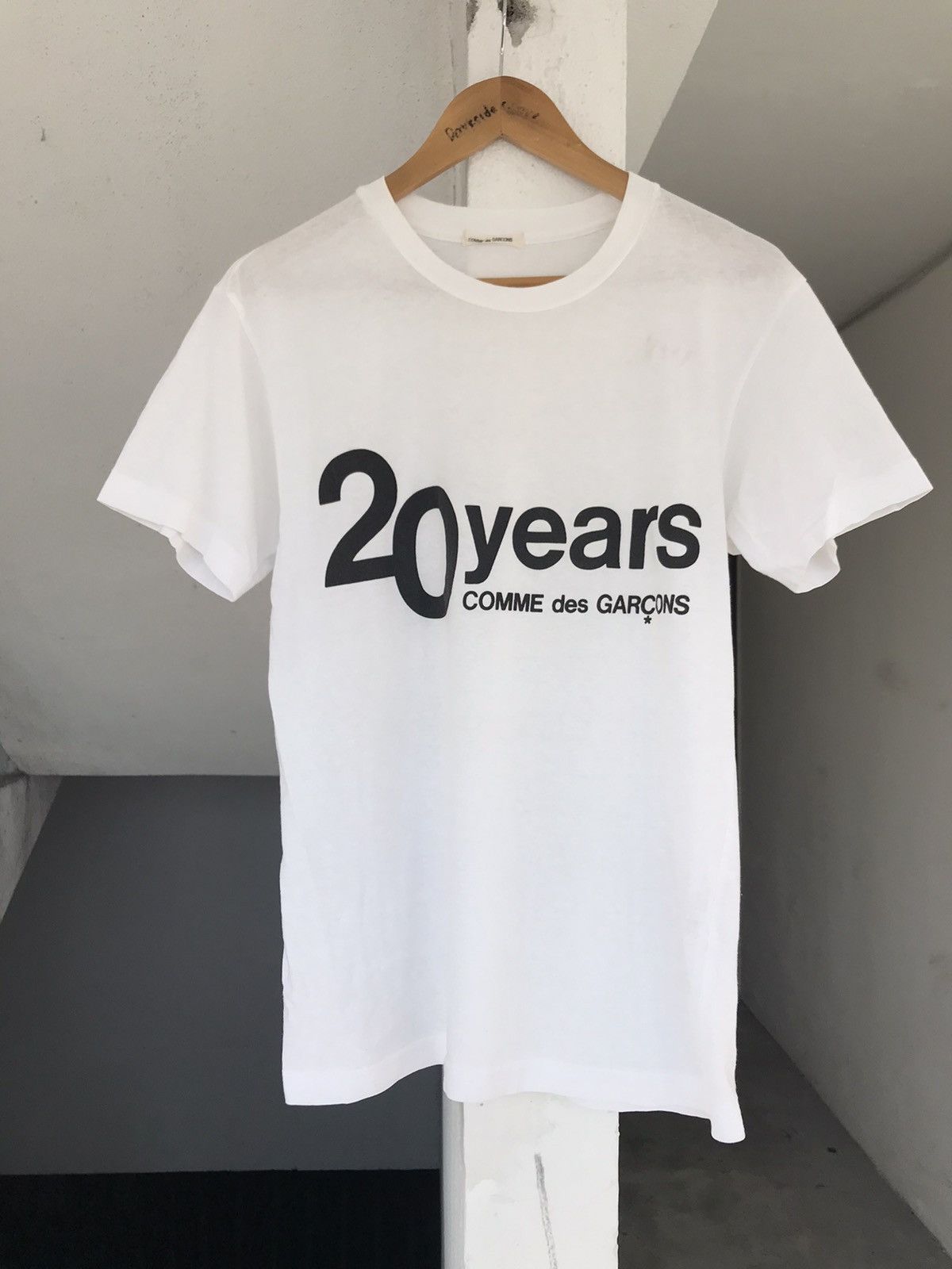 Rare 1992 COMME DES GARÇONS 20Years Anniversary Tee