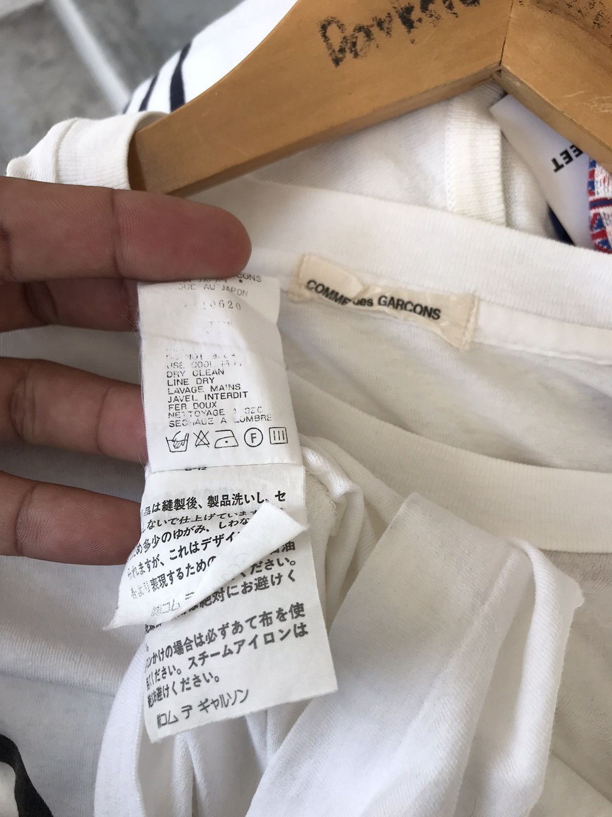 Comme des Garcons × Comme des Garcons Homme × Comme des Garcons Homme Plus Rare 1992 COMME DES GARÇONS 20Years Anniversary Tee Size US M / EU 48-50 / 2 - 11 Thumbnail