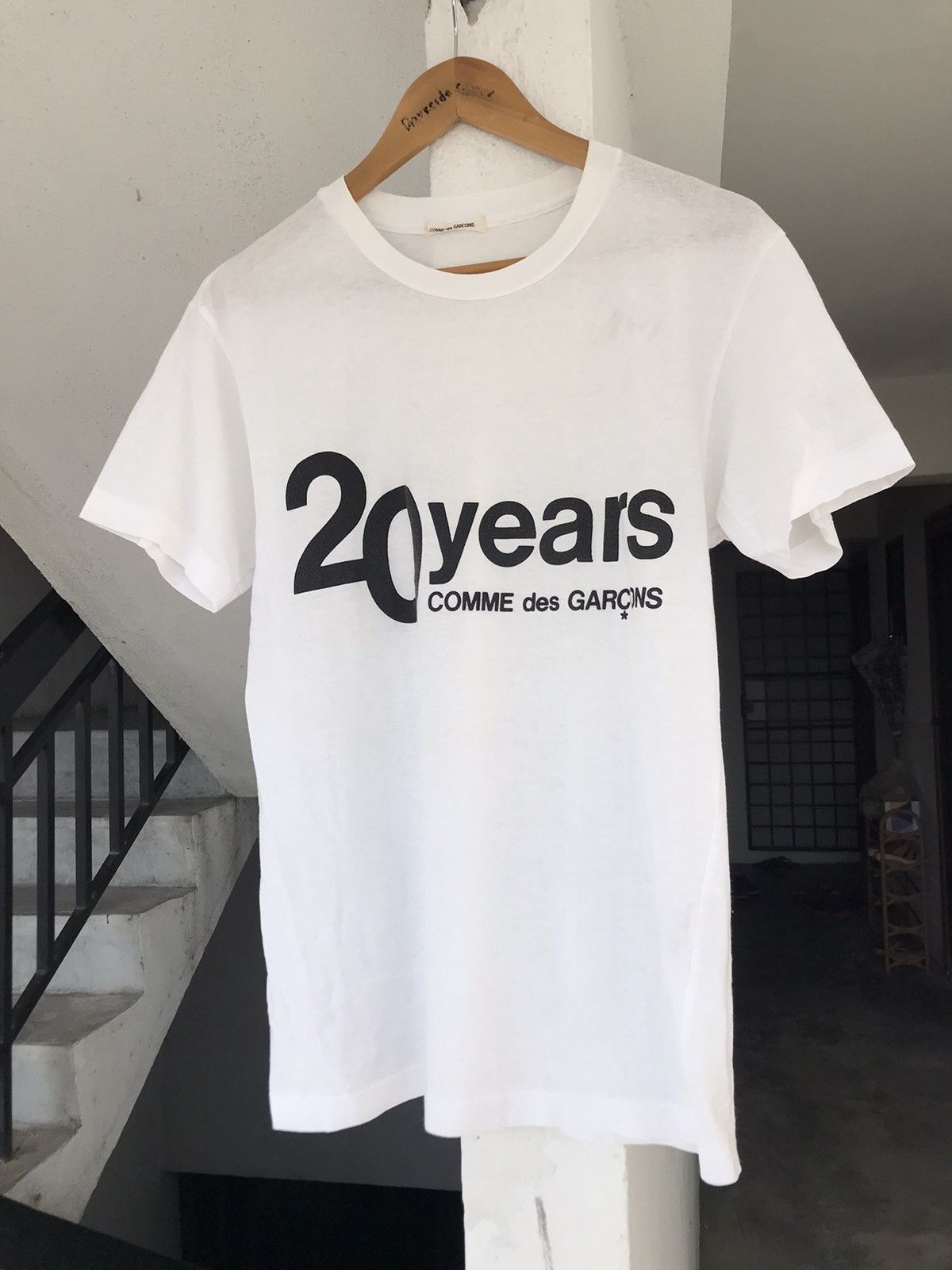 Comme des Garcons × Comme des Garcons Homme × Comme des Garcons Homme Plus Rare 1992 COMME DES GARÇONS 20Years Anniversary Tee Size US M / EU 48-50 / 2 - 3 Thumbnail