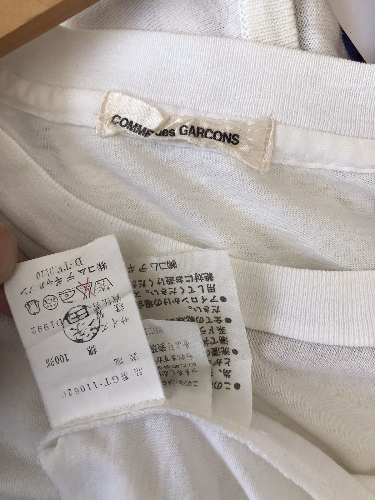 Comme des Garcons × Comme des Garcons Homme × Comme des Garcons Homme Plus Rare 1992 COMME DES GARÇONS 20Years Anniversary Tee Size US M / EU 48-50 / 2 - 10 Thumbnail